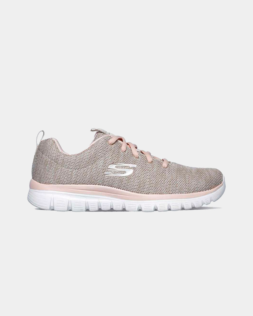 Sapatilhas Skechers Gracefull Twisted Bege 12614NTCL