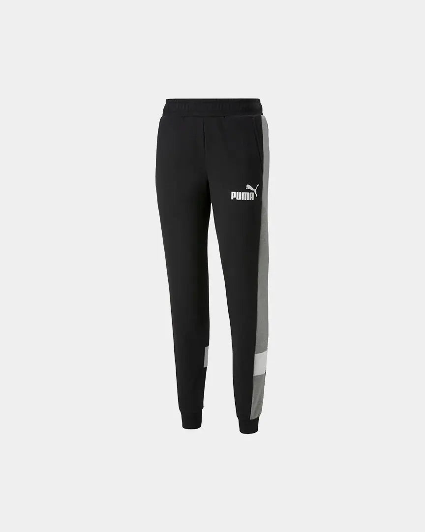 Calças Puma Ess+ Colorblock Preta 67016901