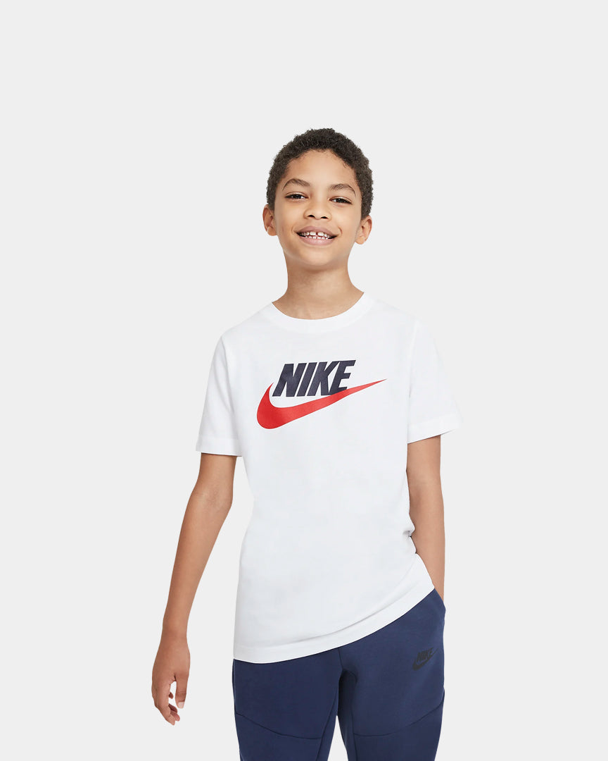 Nike T-Shirt Sportswear Júnior Branca AR5252107