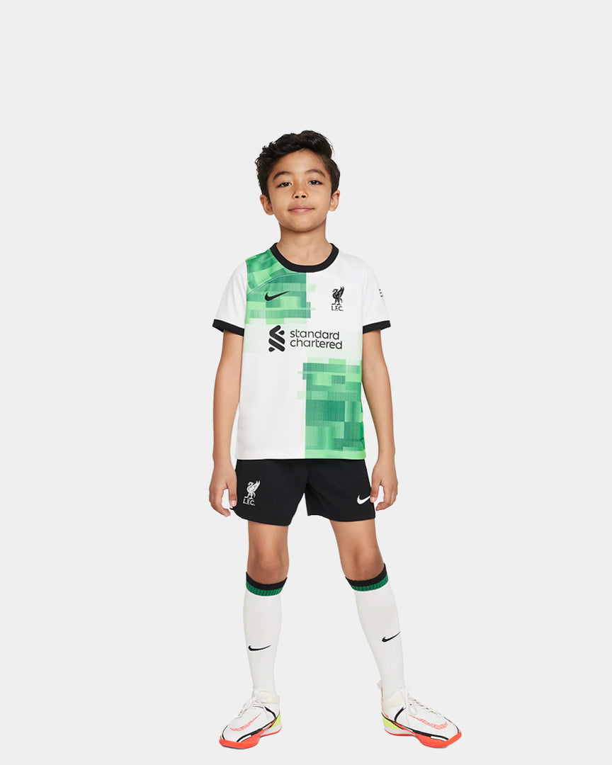 Kit Nike Alternativo Liverpool FC 23/24 Criança Branco DX2803101