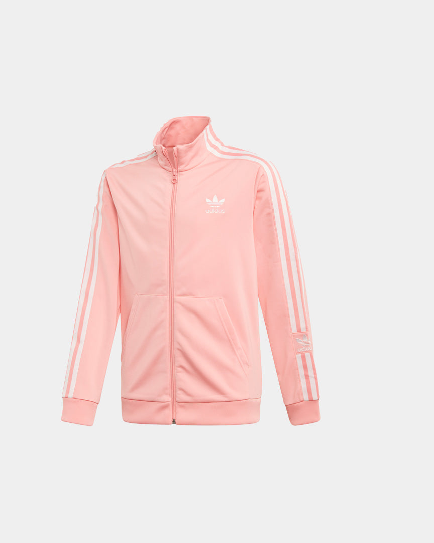 Adidas Casaco 3S Lock Up Track Jr Rosa Adidas