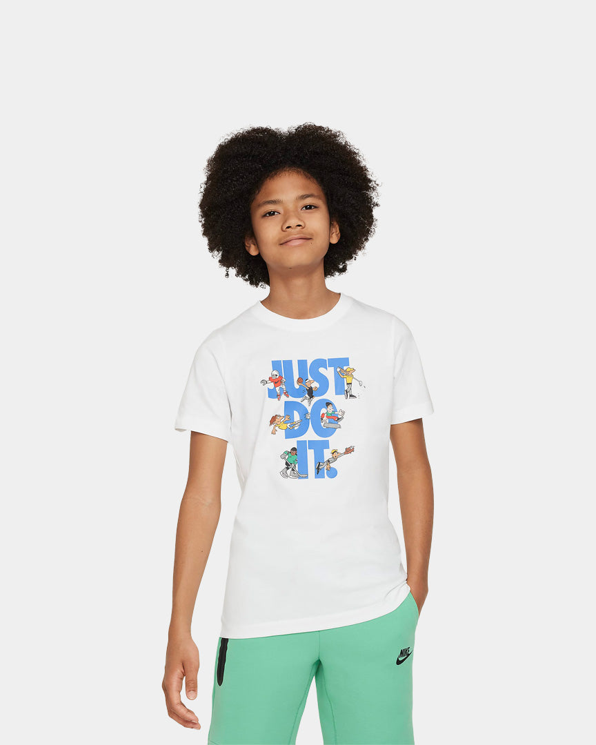 Nike T-shirt JDI Júnior Branca FN9667100