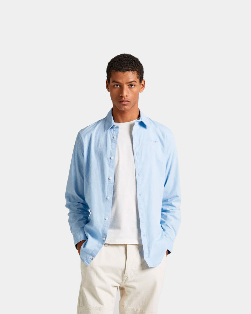 Pepe Jeans Camisa Popelina Azul PM308214