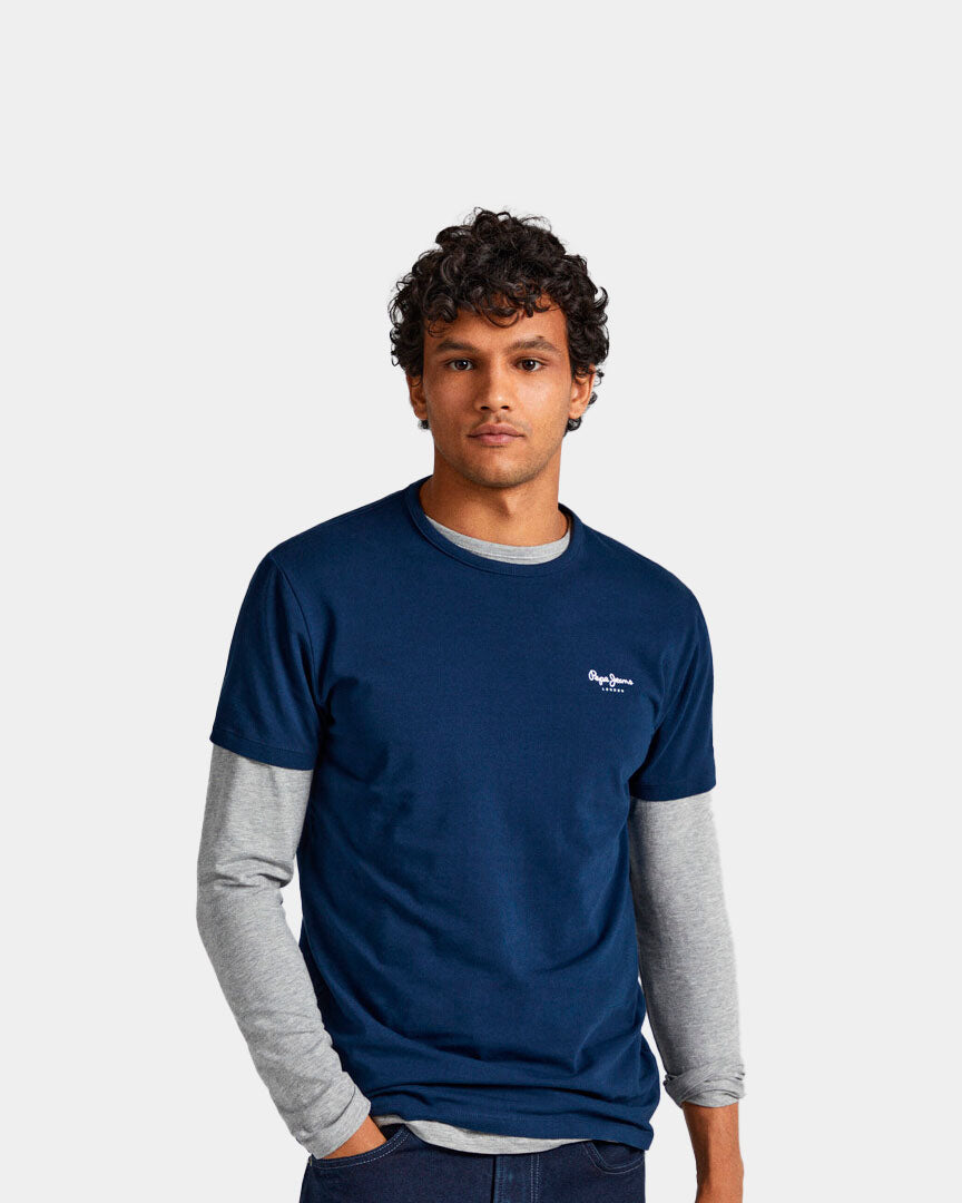 T-Shirt Pepe Jeans Marinho PM508212595
