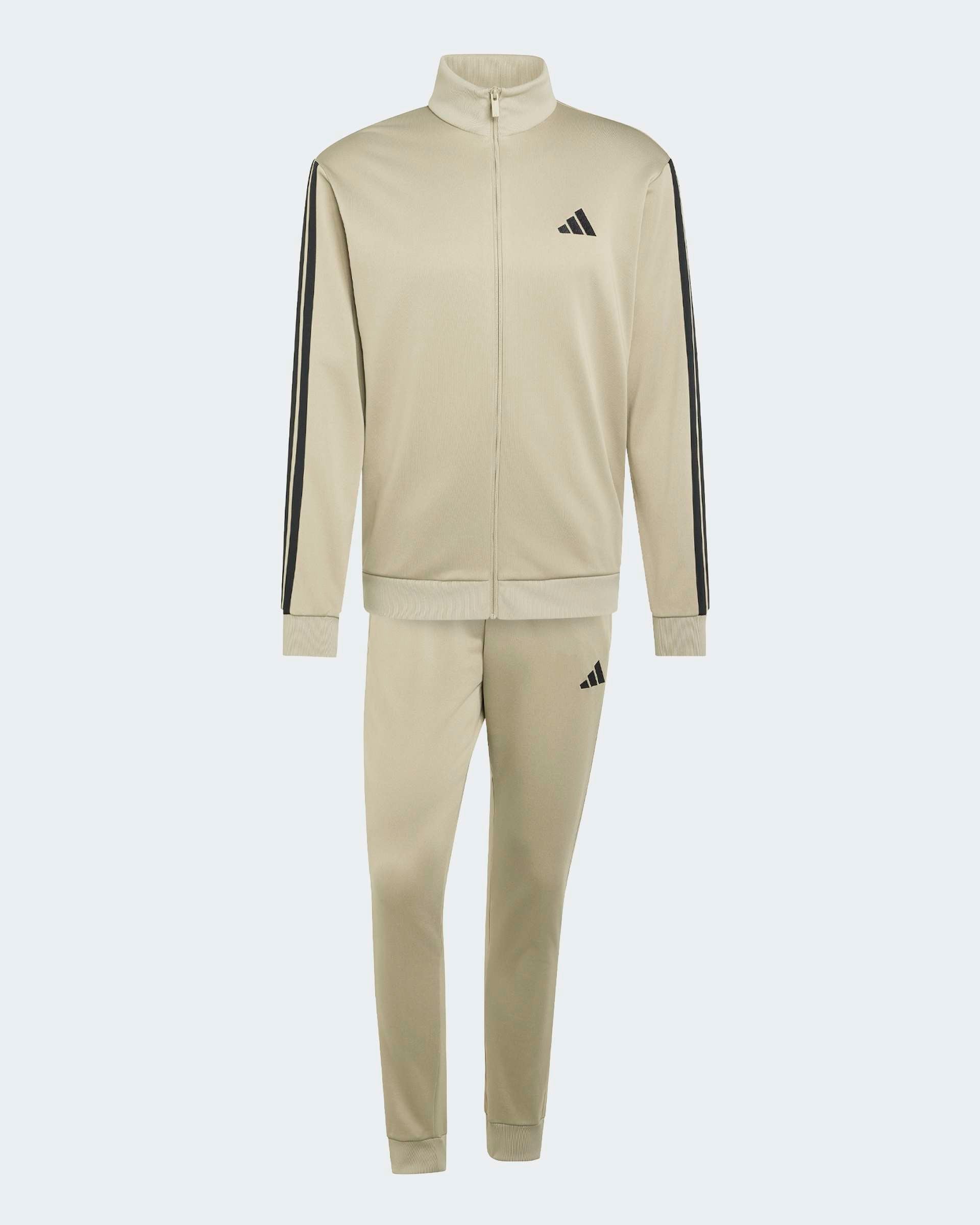 Fato de Treino Homem Adidas French Terry 3S Verde Adidas