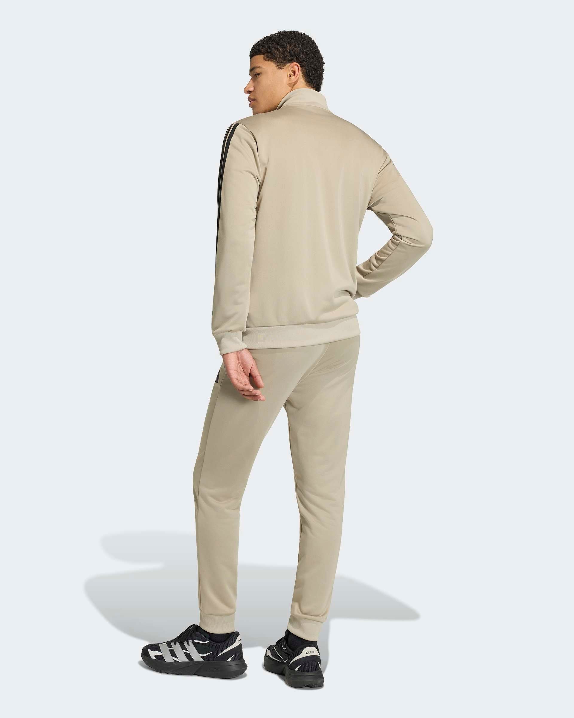 Fato de Treino Homem Adidas French Terry 3S Verde Adidas