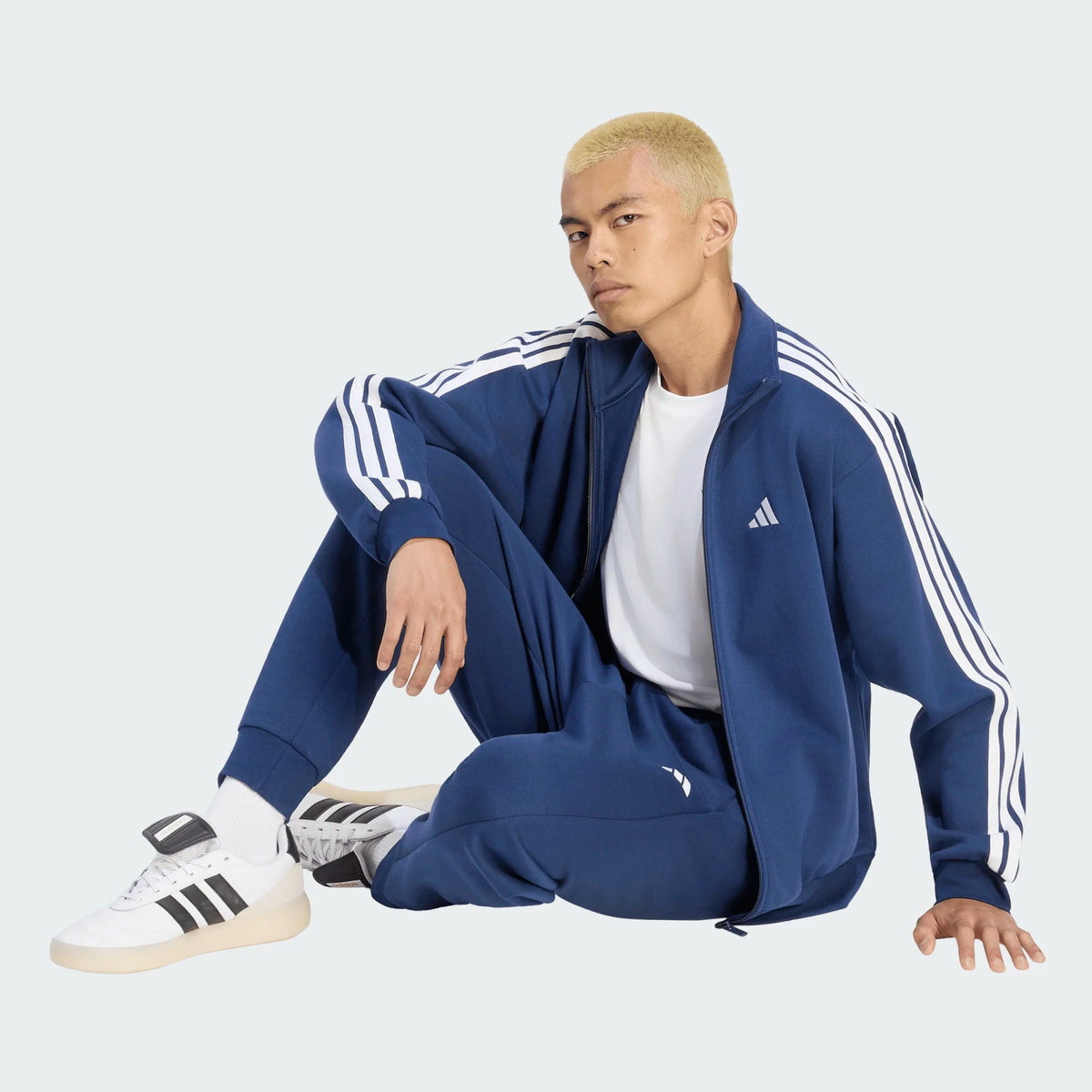 Fato de Treino de Homem Adidas 3 S-Stripes Marinho Adidas