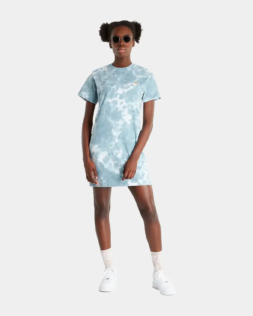 Ellesse Adore Tie Dye Dress Azul Ellesse