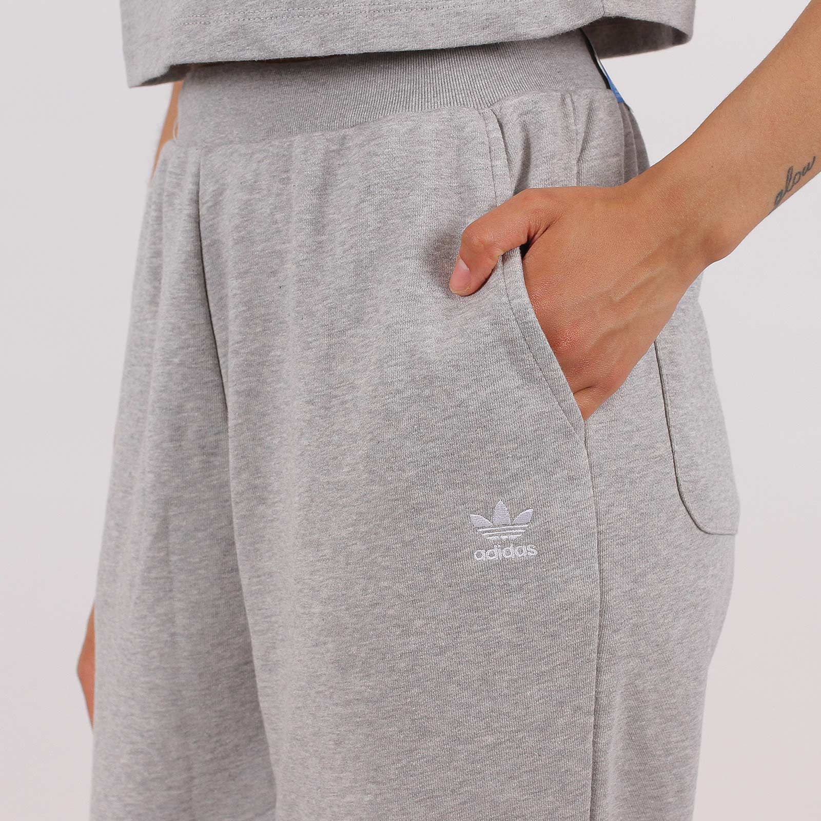 Adidas Cuffed Pant Cinza Adidas