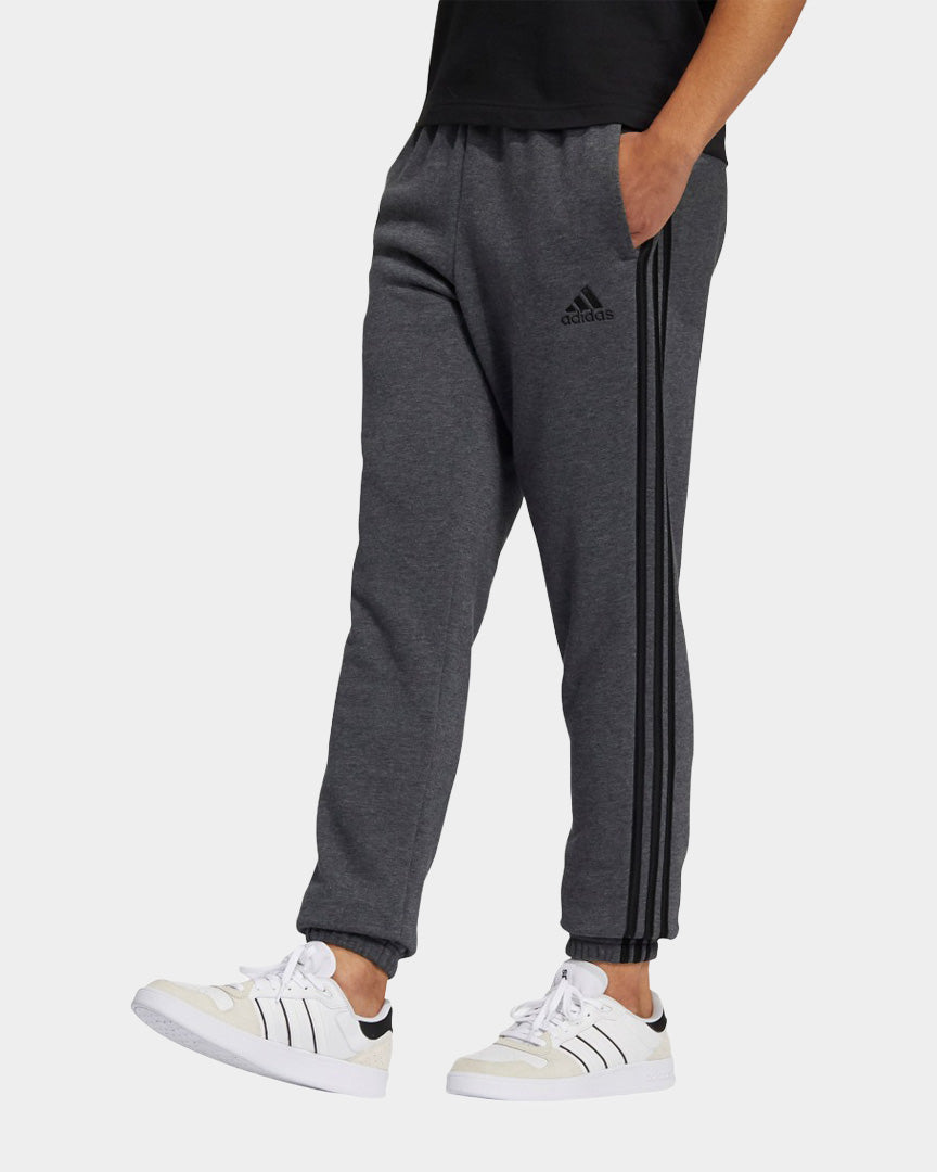 Adidas Calças 3S Cardadas Cinza GK8891