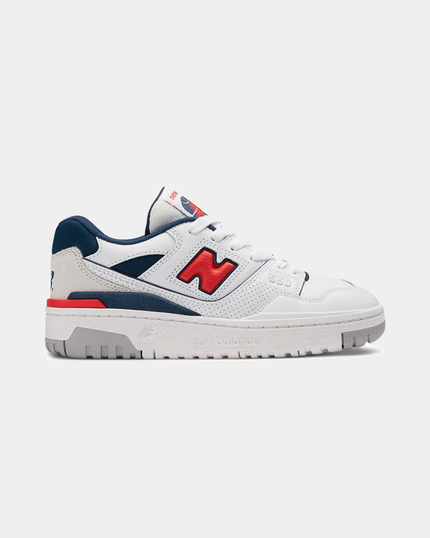 New Balance 550 J Branca/Vermelho New Balance