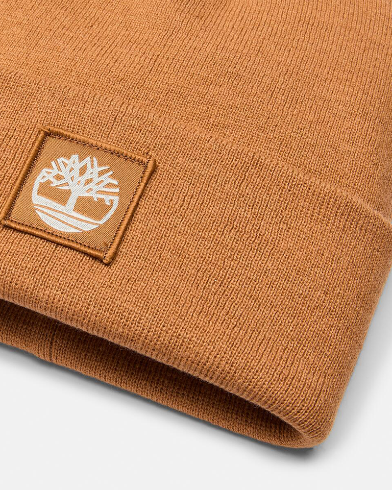 Gorro Timberland Tonal Patch Castanho