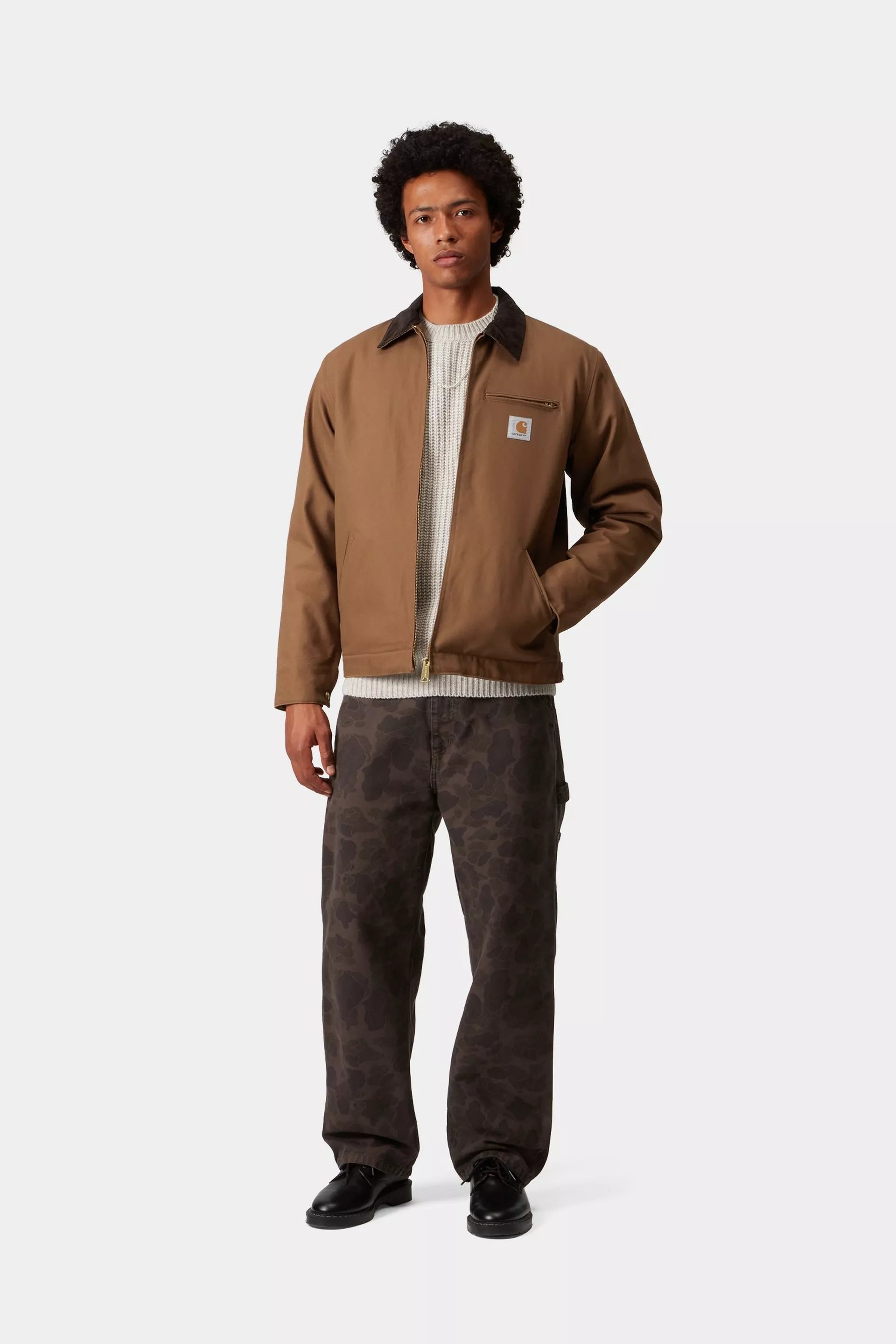 Carhartt Wip Casaco Detroit Camel/Castanho Dickies