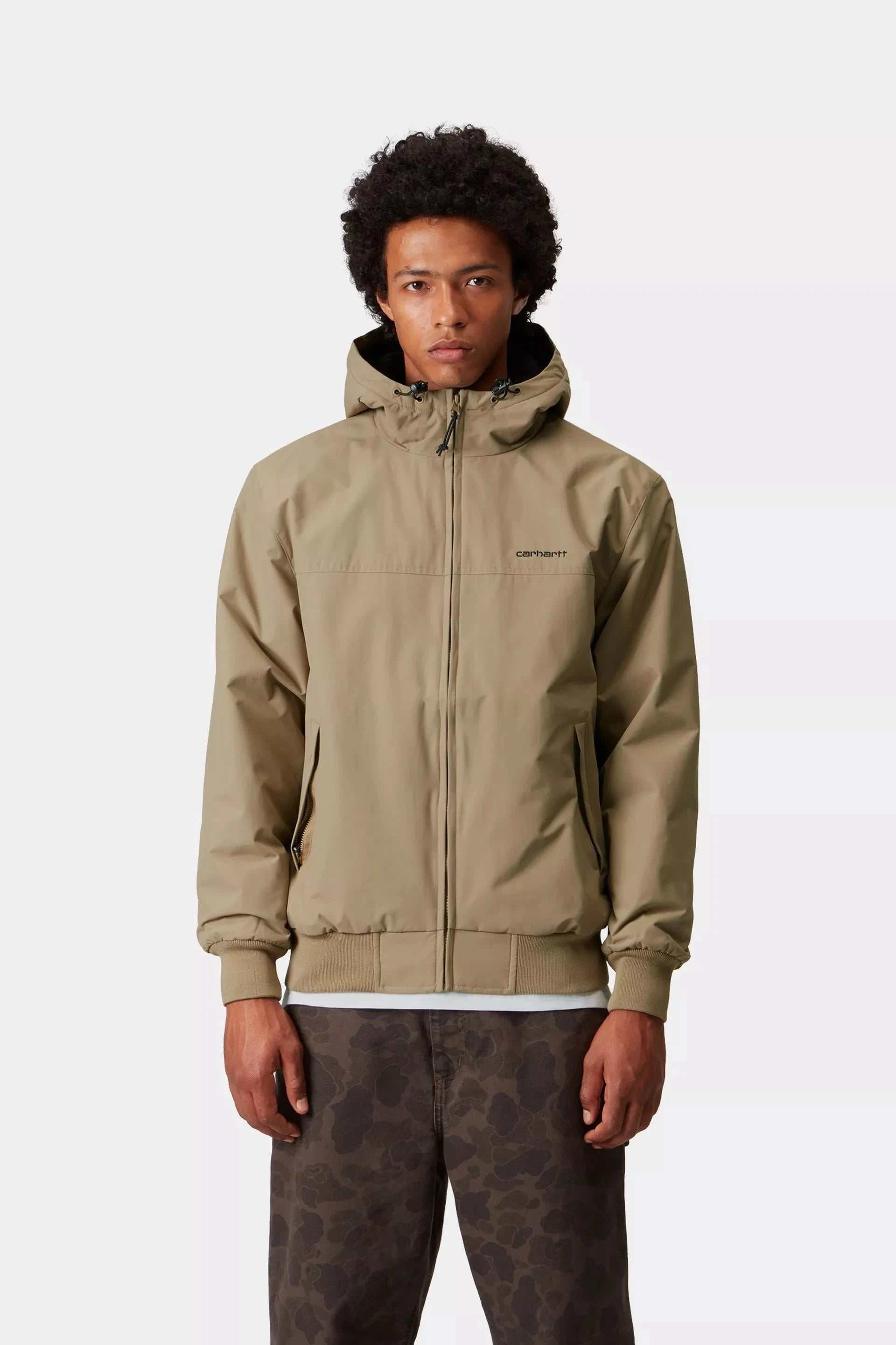 Carhartt WIP Blusão Hooded Sail Castanho Carhartt