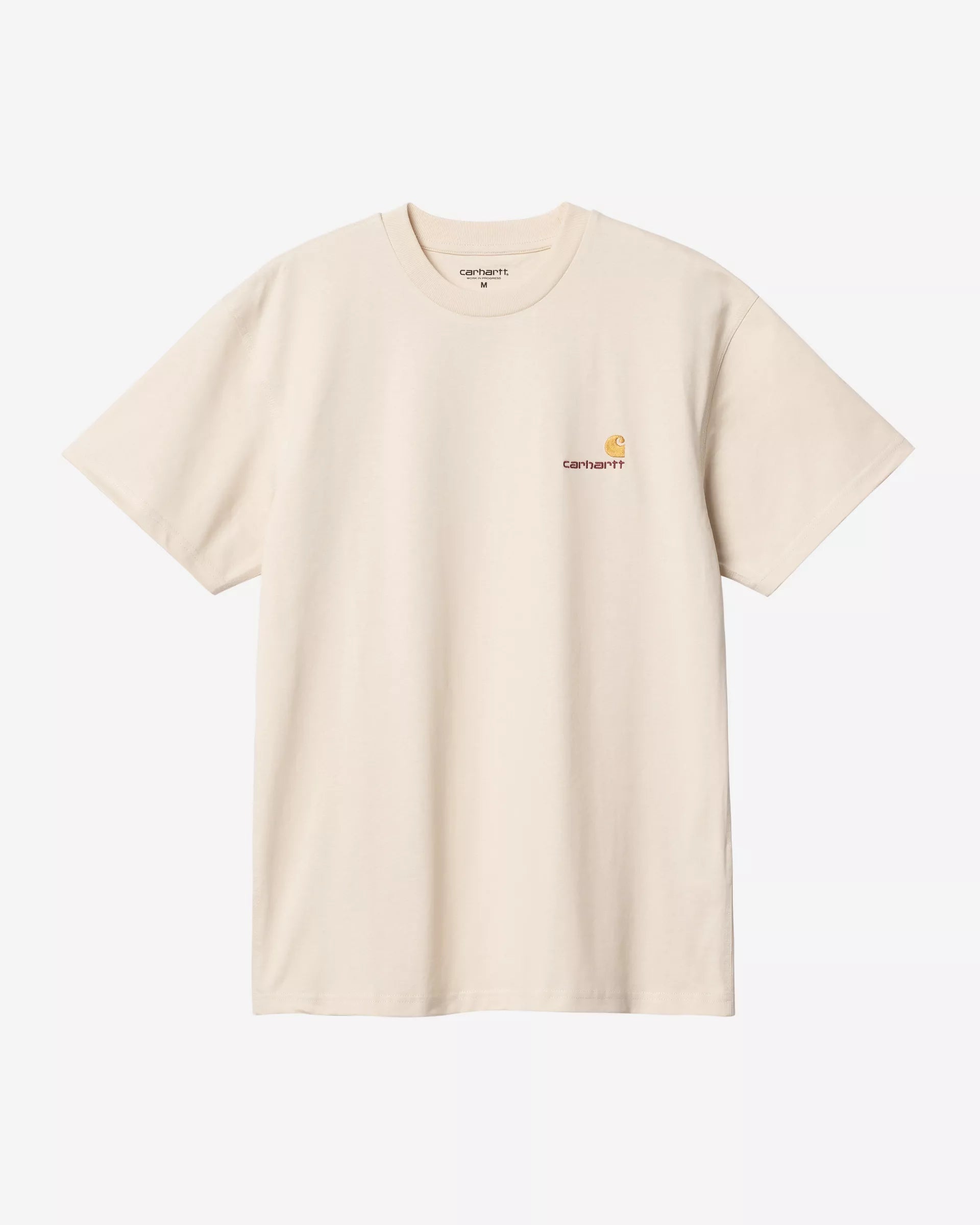Carhartt WIP T-Shirt American Script Bege Carhartt