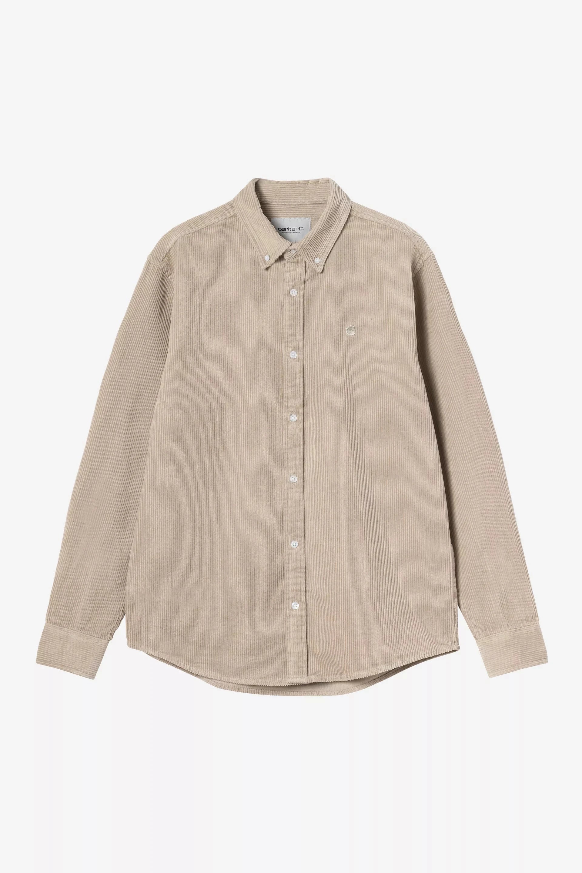 Carhartt WIP Camisa Madison Cord Bege Carhartt