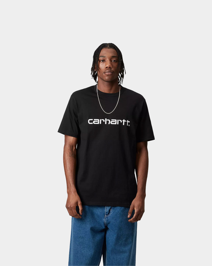 Carhartt WIP T-shirt Script Preta I0310470D2