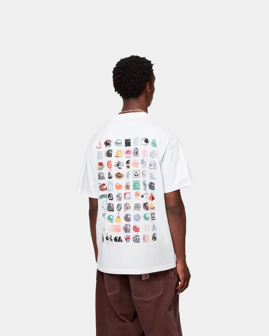 Carhartt WIP T-Shirt Logo Archive Branca I03543902XX