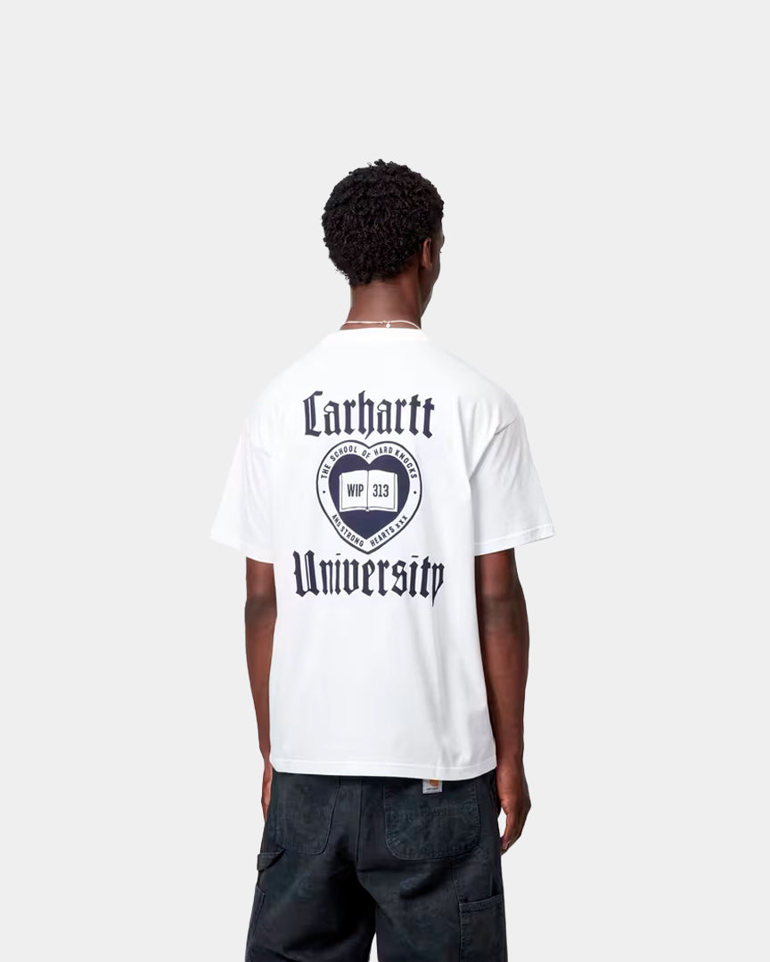 Carhartt WIP T-Shirt Schooling Branco I035453.02XX