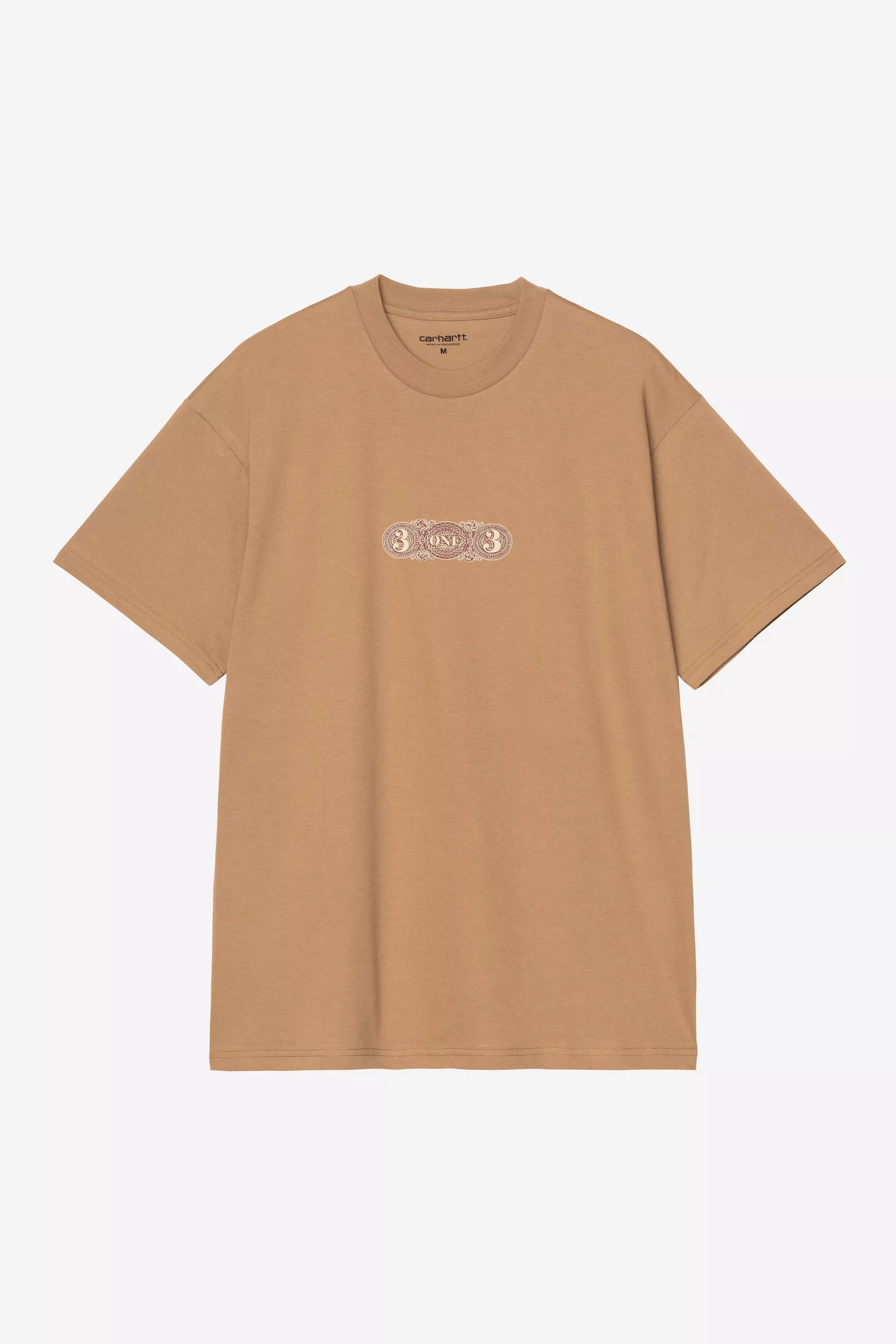 Carhartt WIP T-Shirt One 3 Castanha Carhartt