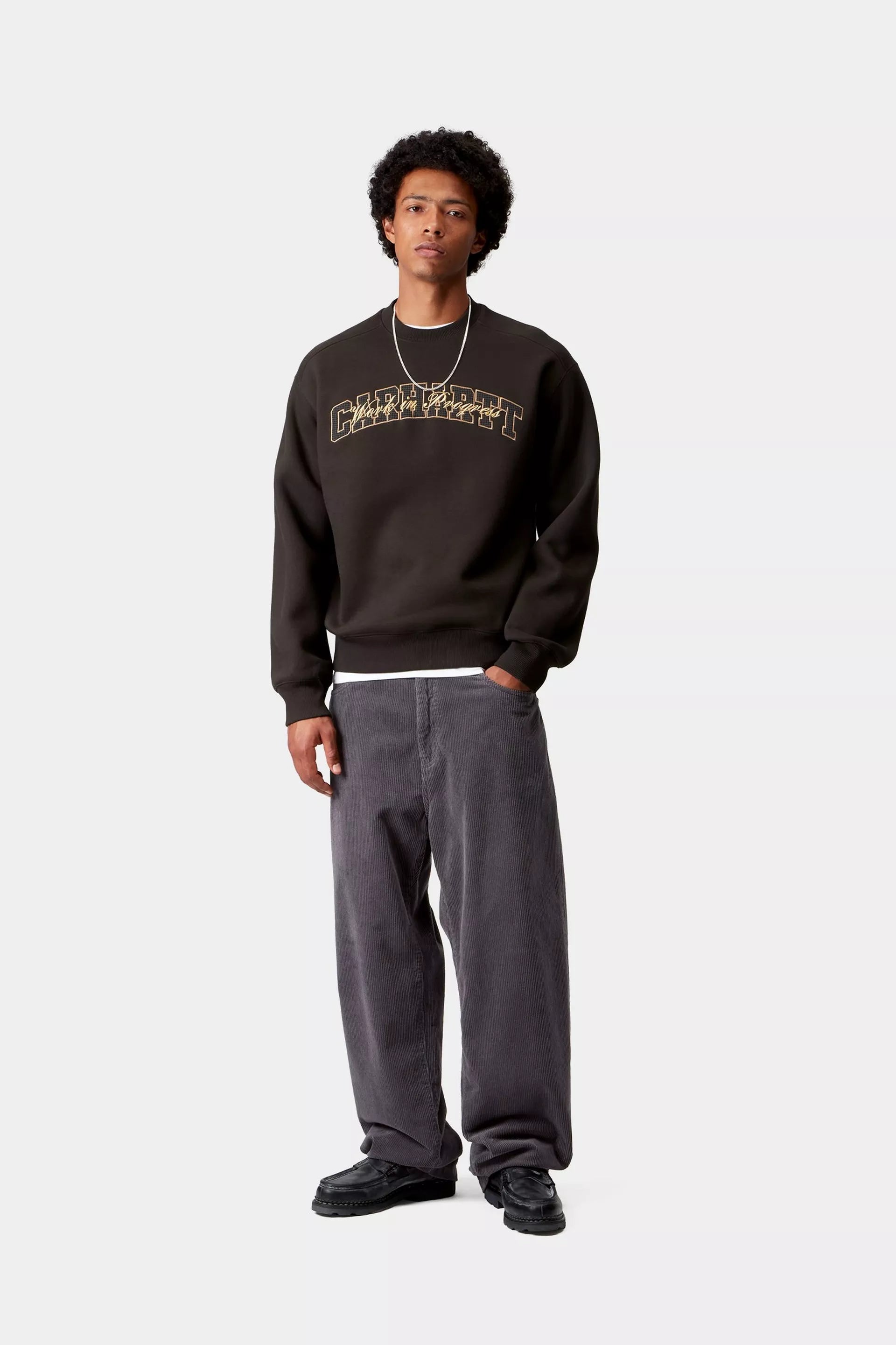 Carhartt WIP Camisola Big School Castanha Carhartt