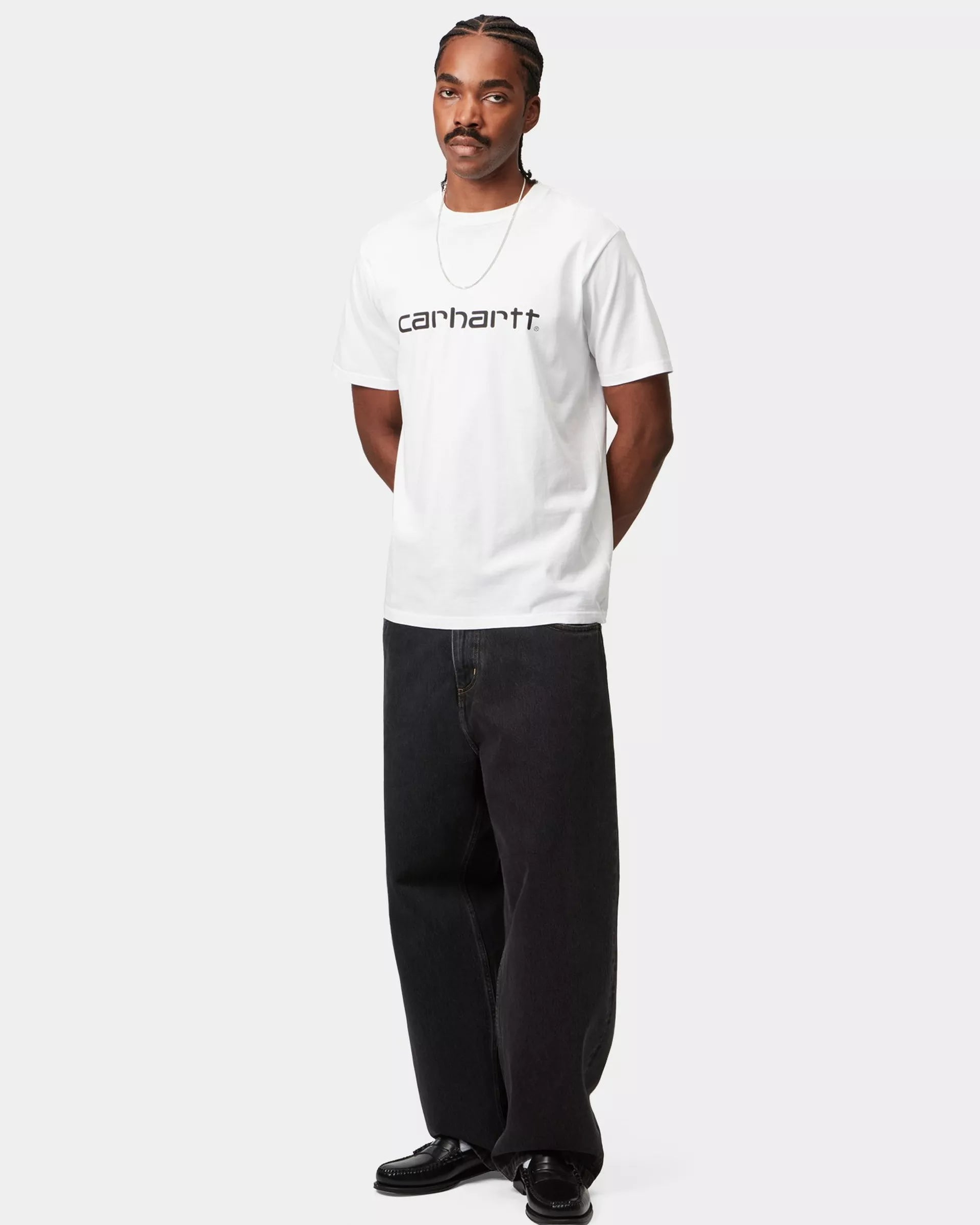 Carhartt WIP T-Shirt S/S Script Branca/Preta Carhartt