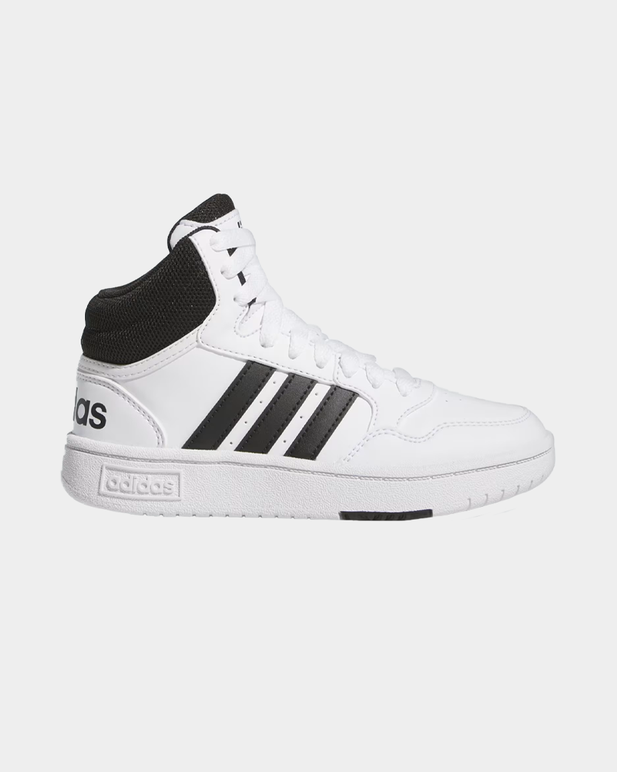 Adidas Hoops 3.0 MID K Branco/Preto IG3715