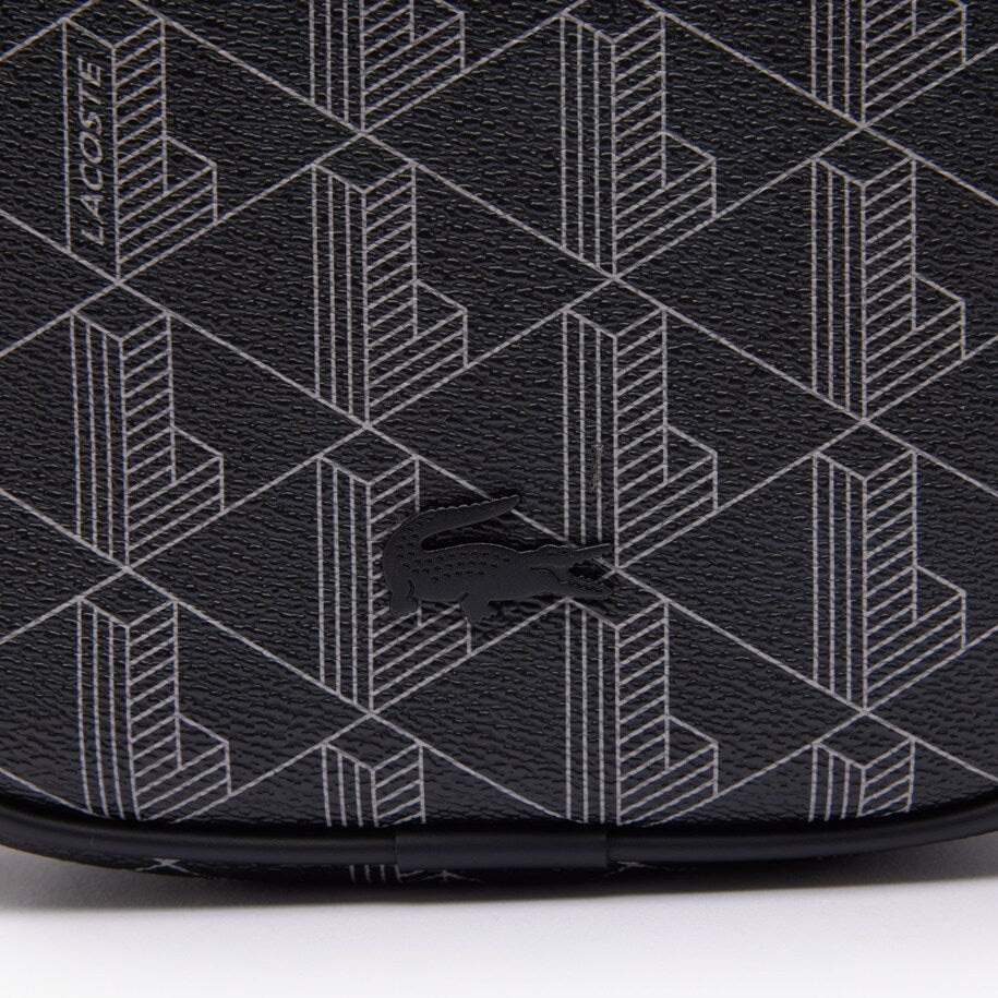 Lacoste Bolsa Monograma Preta Lacoste