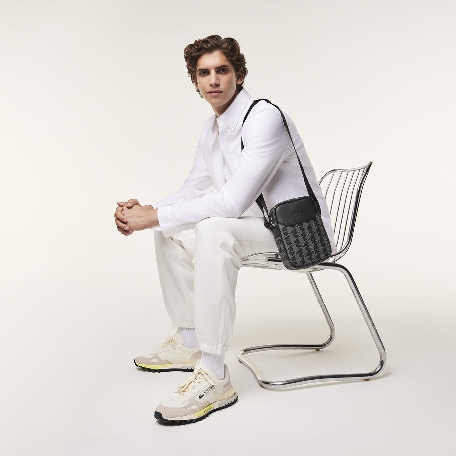 Lacoste Bolsa Monograma Preta Lacoste