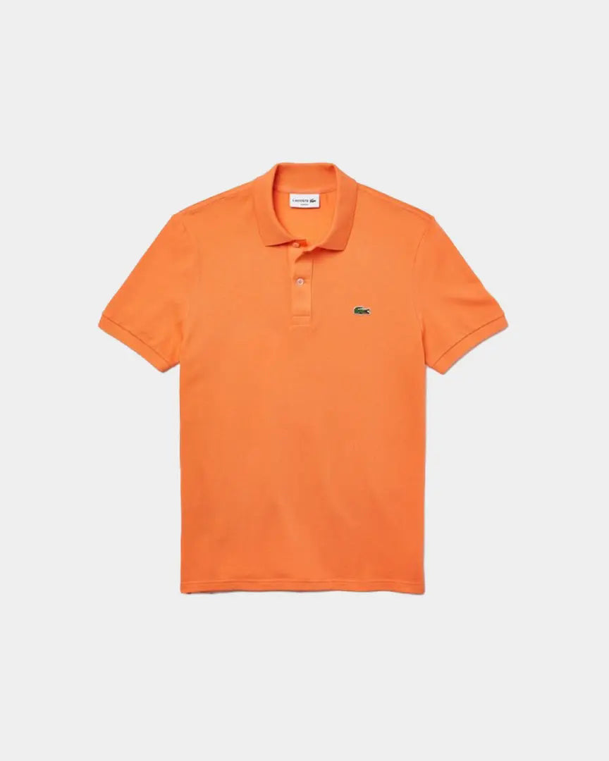 Lacoste Chemise Col Bord Laranja Lacoste