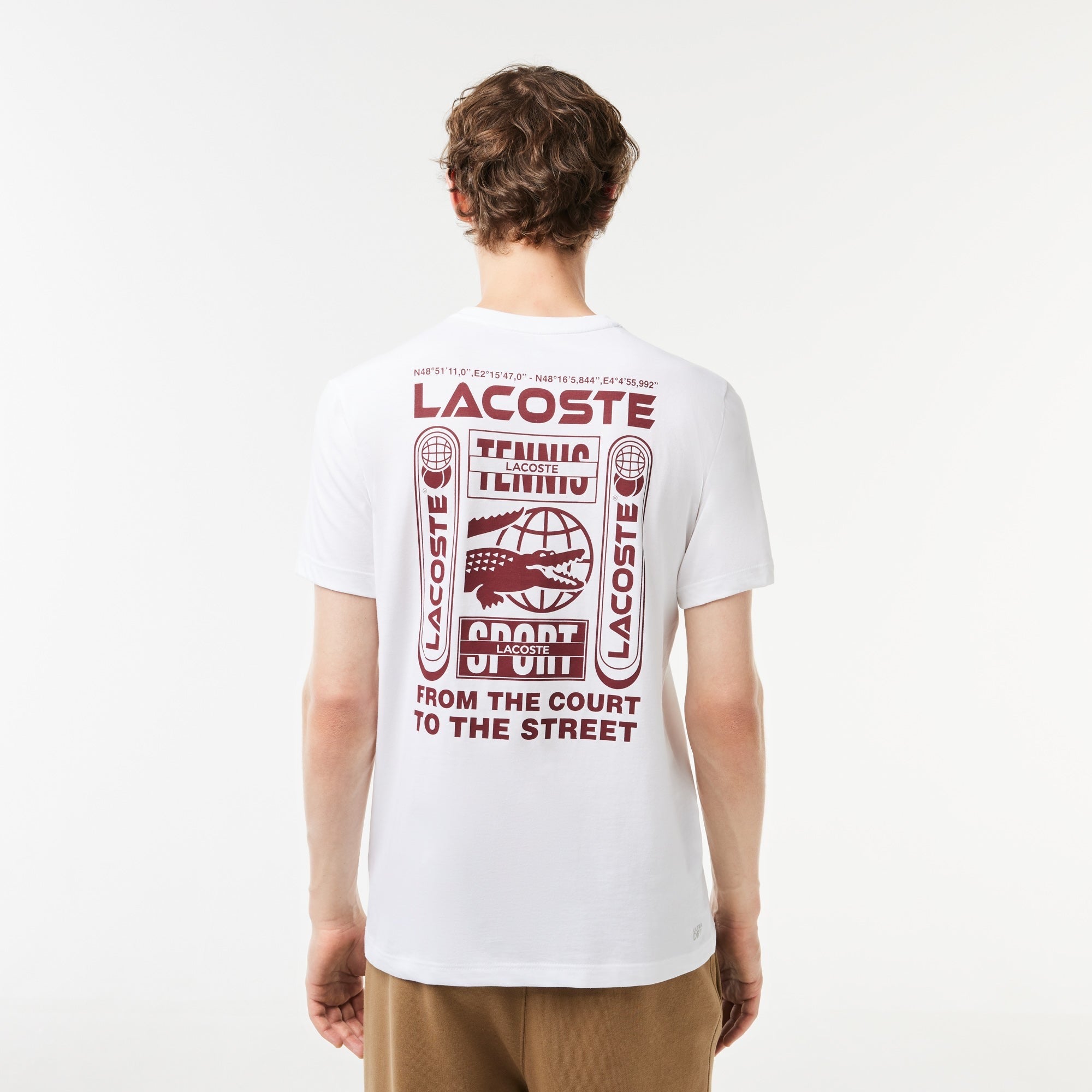 Lacoste T-Shirt Daniil Medvedev Branca Lacoste