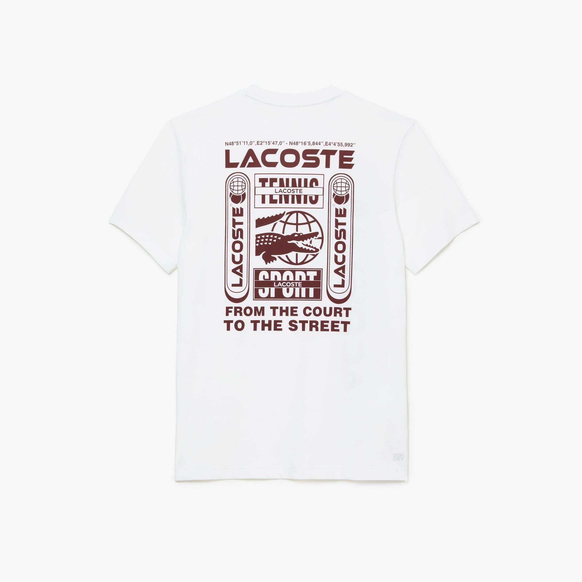 Lacoste T-Shirt Daniil Medvedev Branca Lacoste