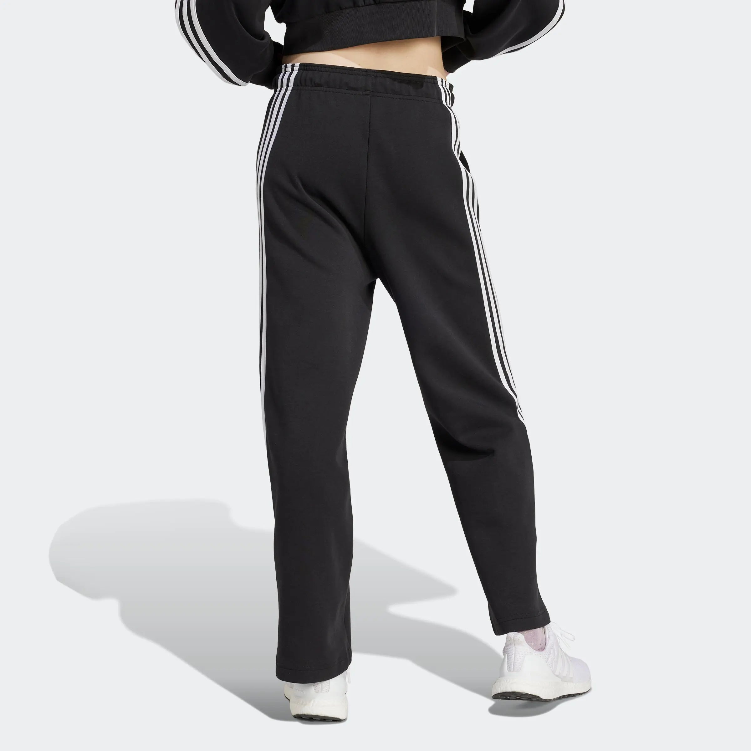 Adidas Calças de Fato de Treino Preto/Branco Adidas