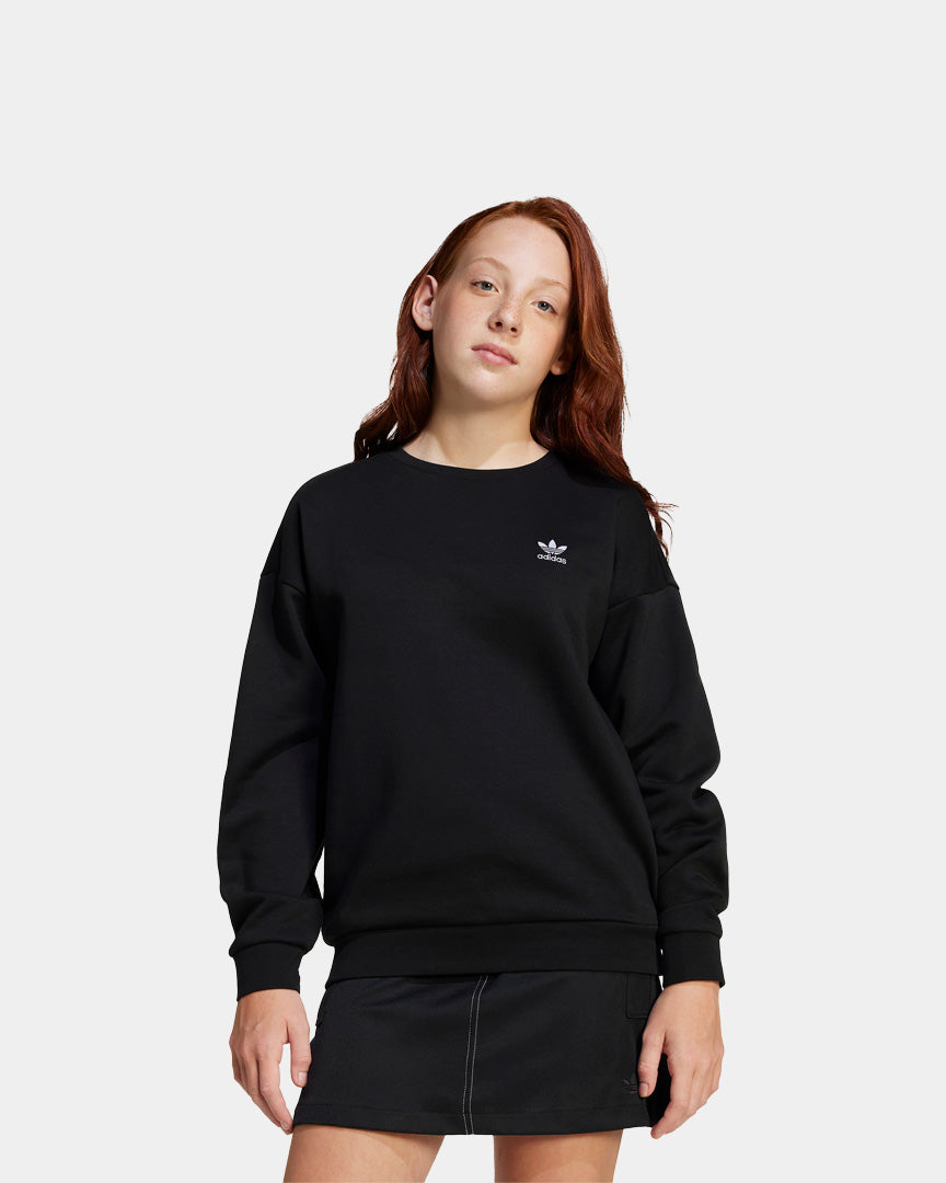 Adidas Camisola Crew Cardada J Preto JC8422