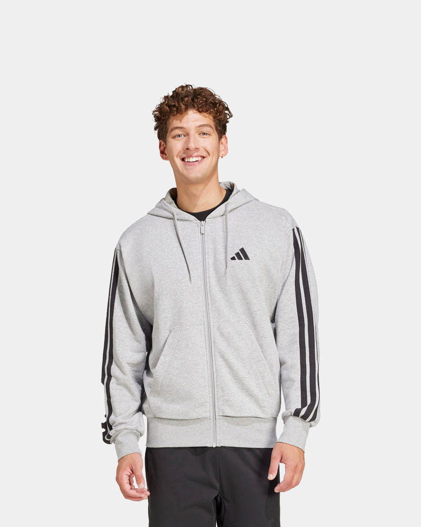 Adidas Casaco de Algodão 3S Cinza/Preto JE6338