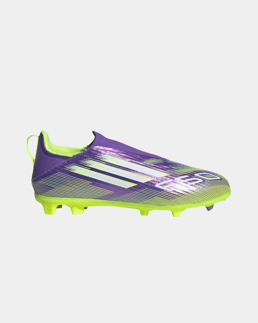 Adidas F50 League LL FG/MG J Roxo/Verde JH7743