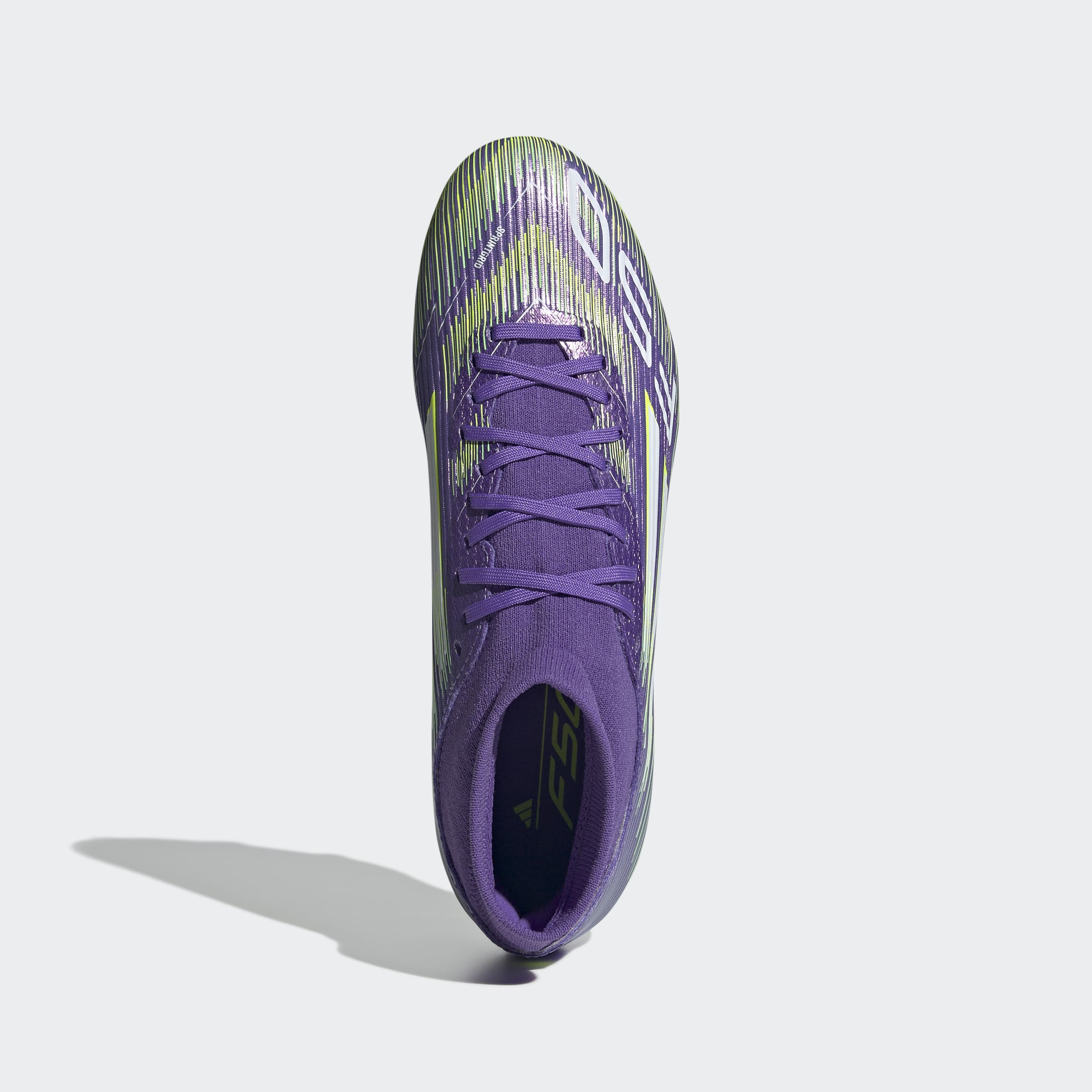 Chuteiras Adidas F50 League Mid FG/MG Roxo/Verde Adidas