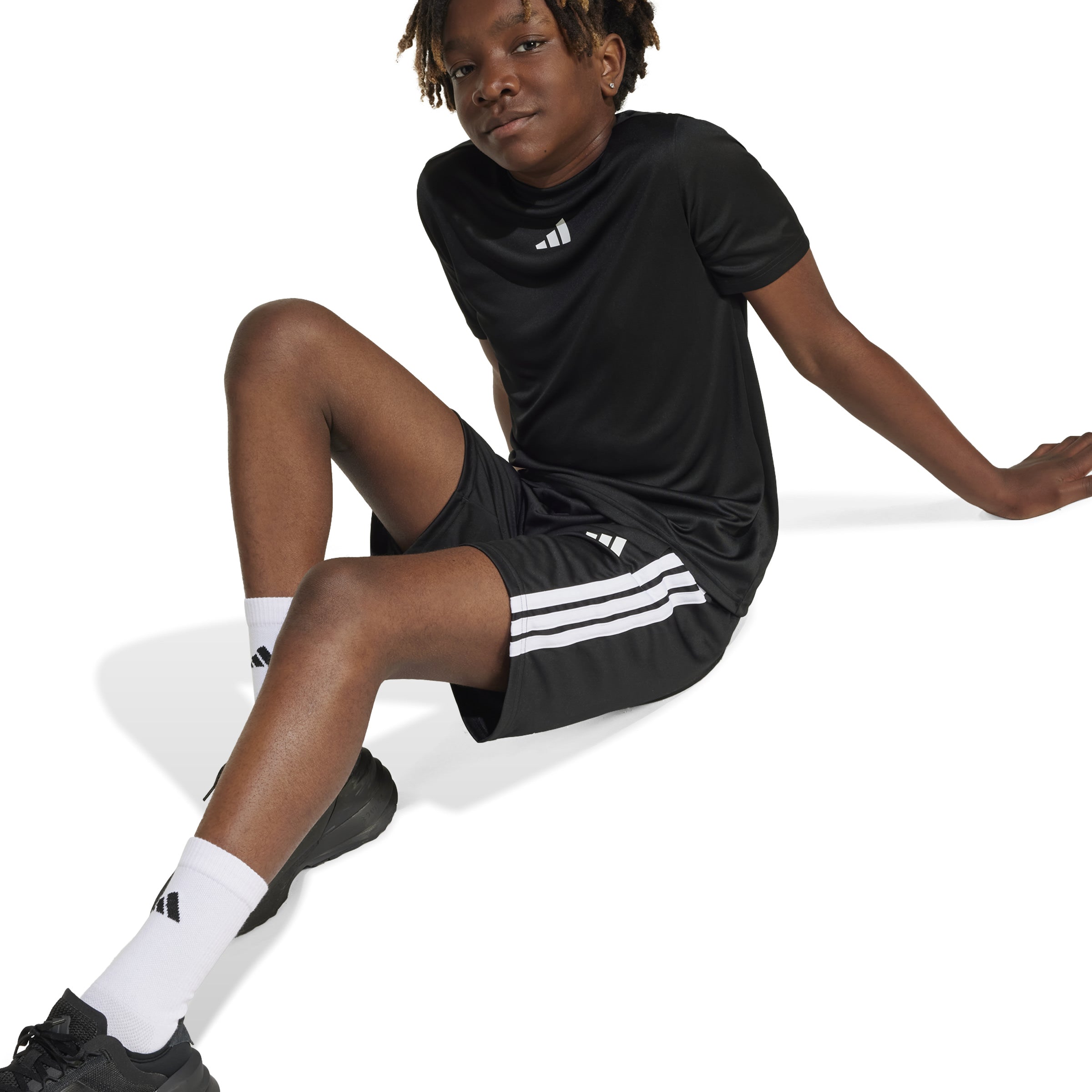 Adidas Conjunto de Treino Jr 3S Preto Adidas
