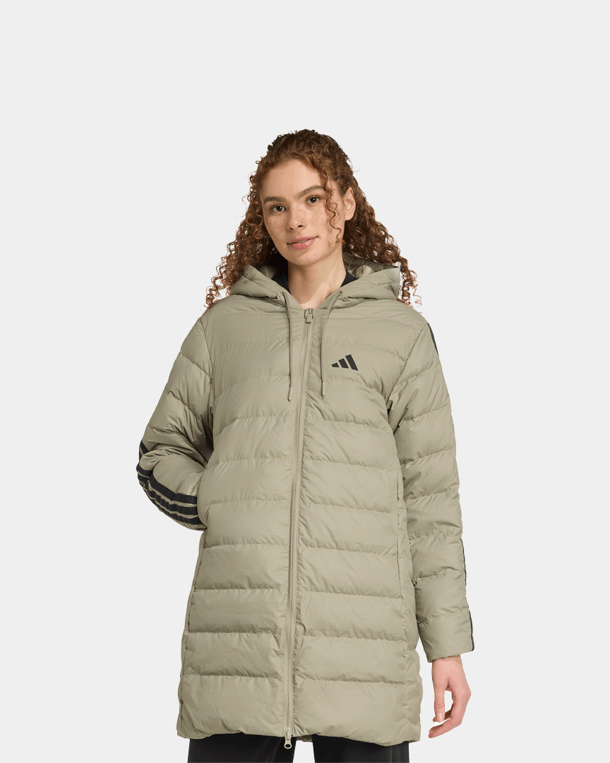 Adidas Blusão Comprido 3S Verde/Preto JM4087