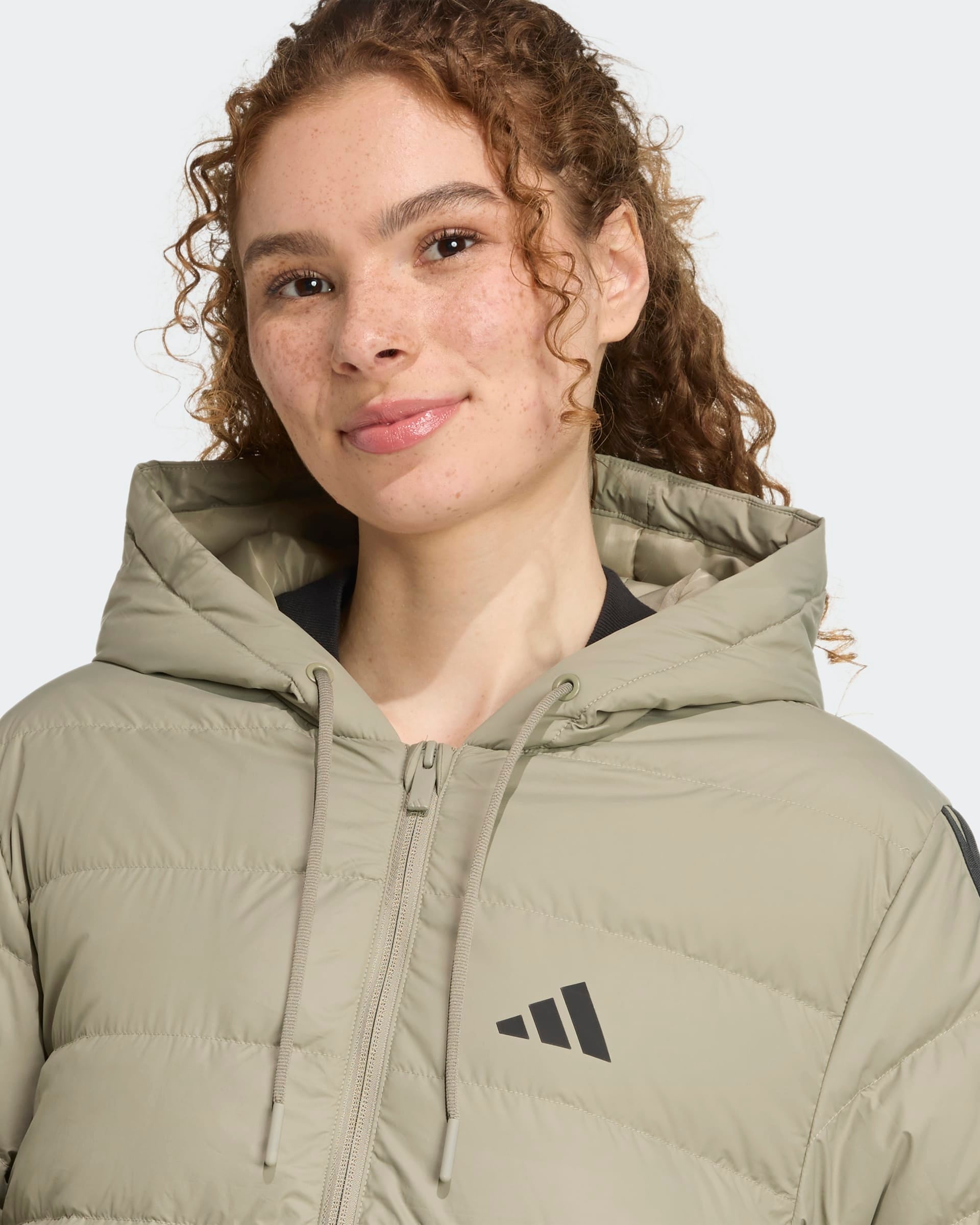 Adidas Blusão Comprido 3S Verde/Preto Adidas