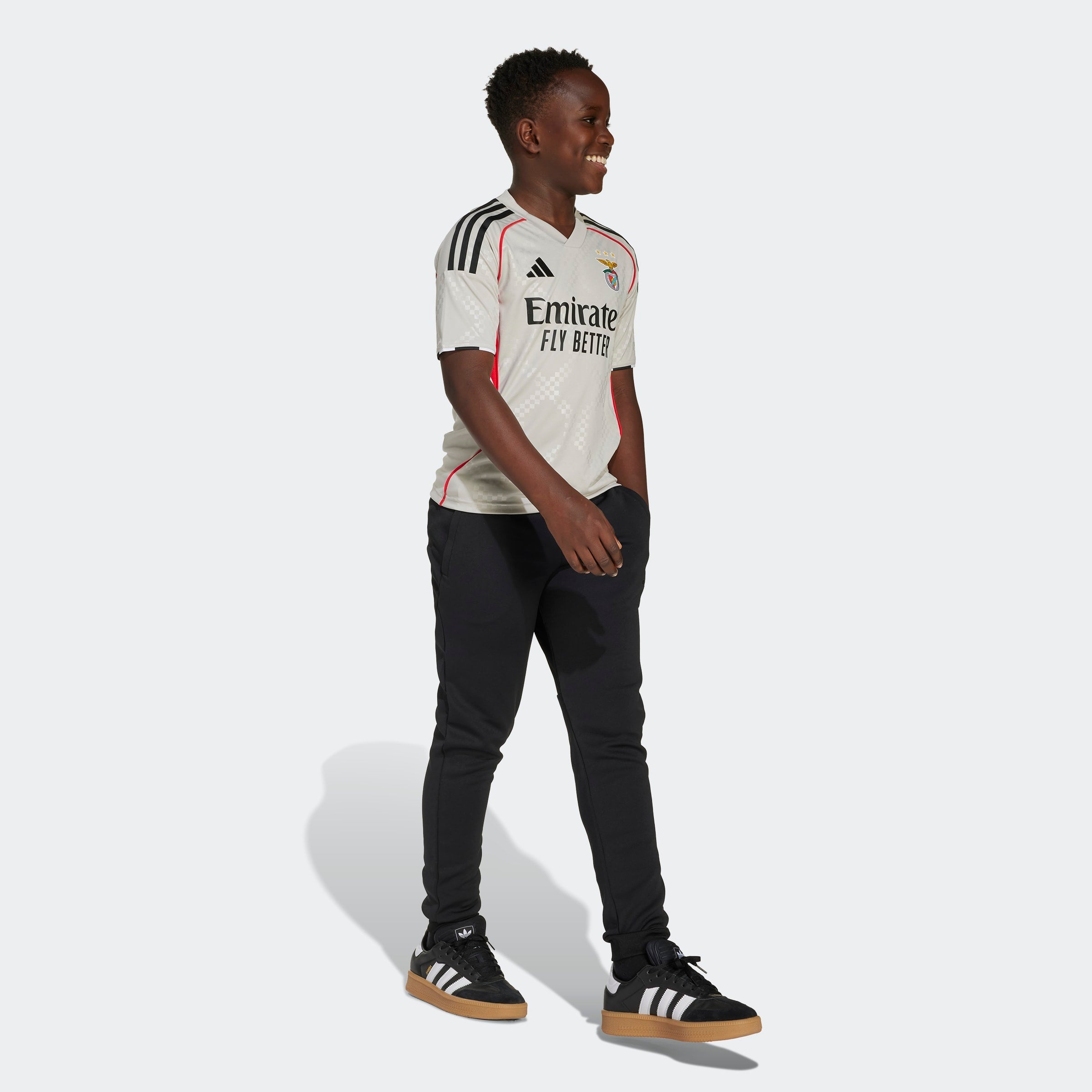 Adidas SL Benfica Camisola Alternativa 25/26 Criança Bege Adidas