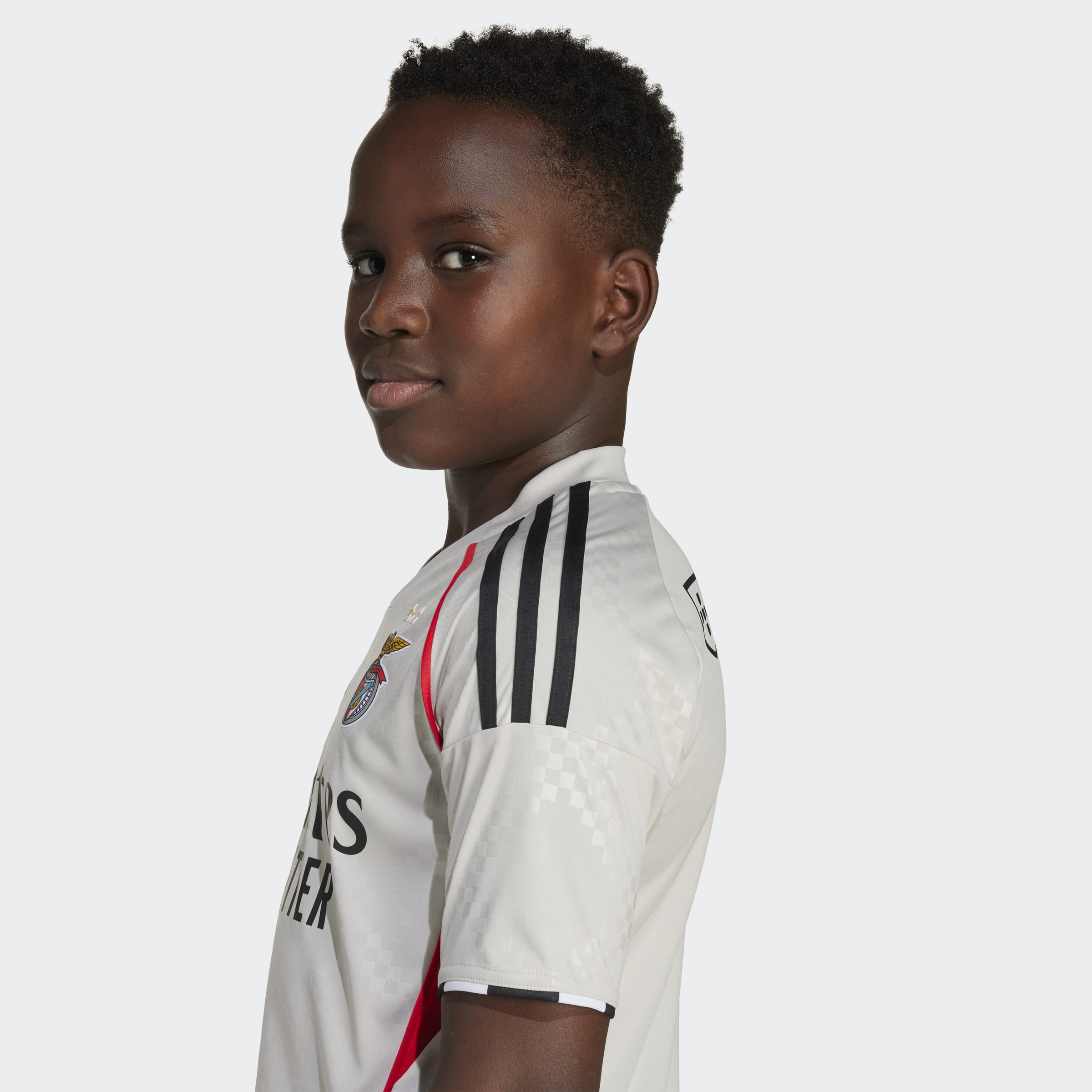 Adidas SL Benfica Camisola Alternativa 25/26 Criança Bege Adidas