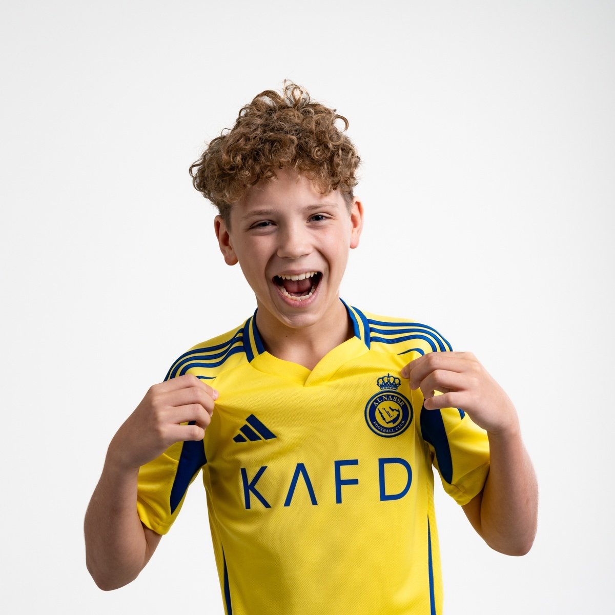 Adidas Camisola Principal J Al Nassr FC Ronaldo Amarela Adidas