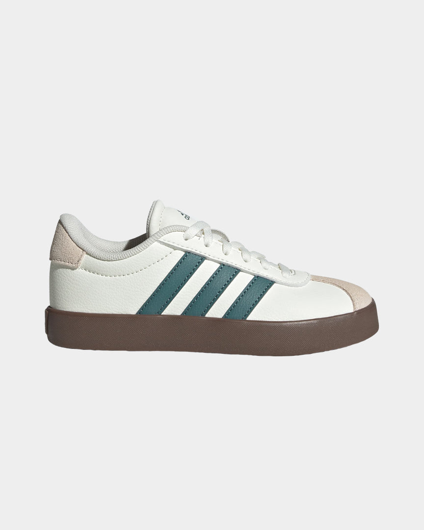 Adidas VL Court 3.0 J Branco/Verde JR2219