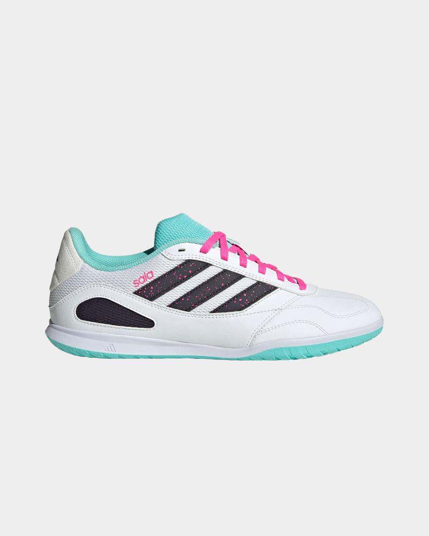 Adidas Super Sala III Branco/Rosa/Azul JR5397