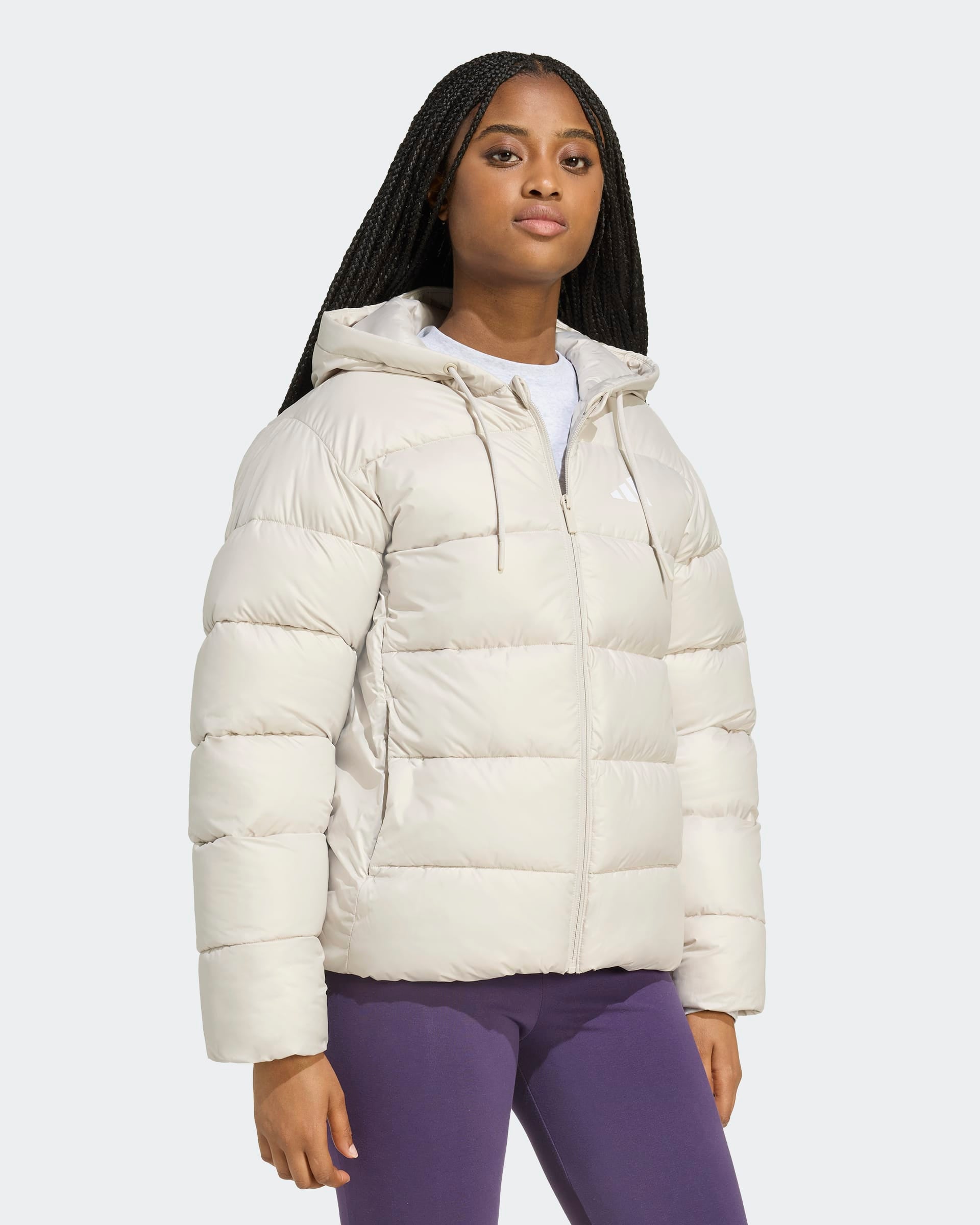 Adidas Blusão Climawarm Essentials Bege Adidas