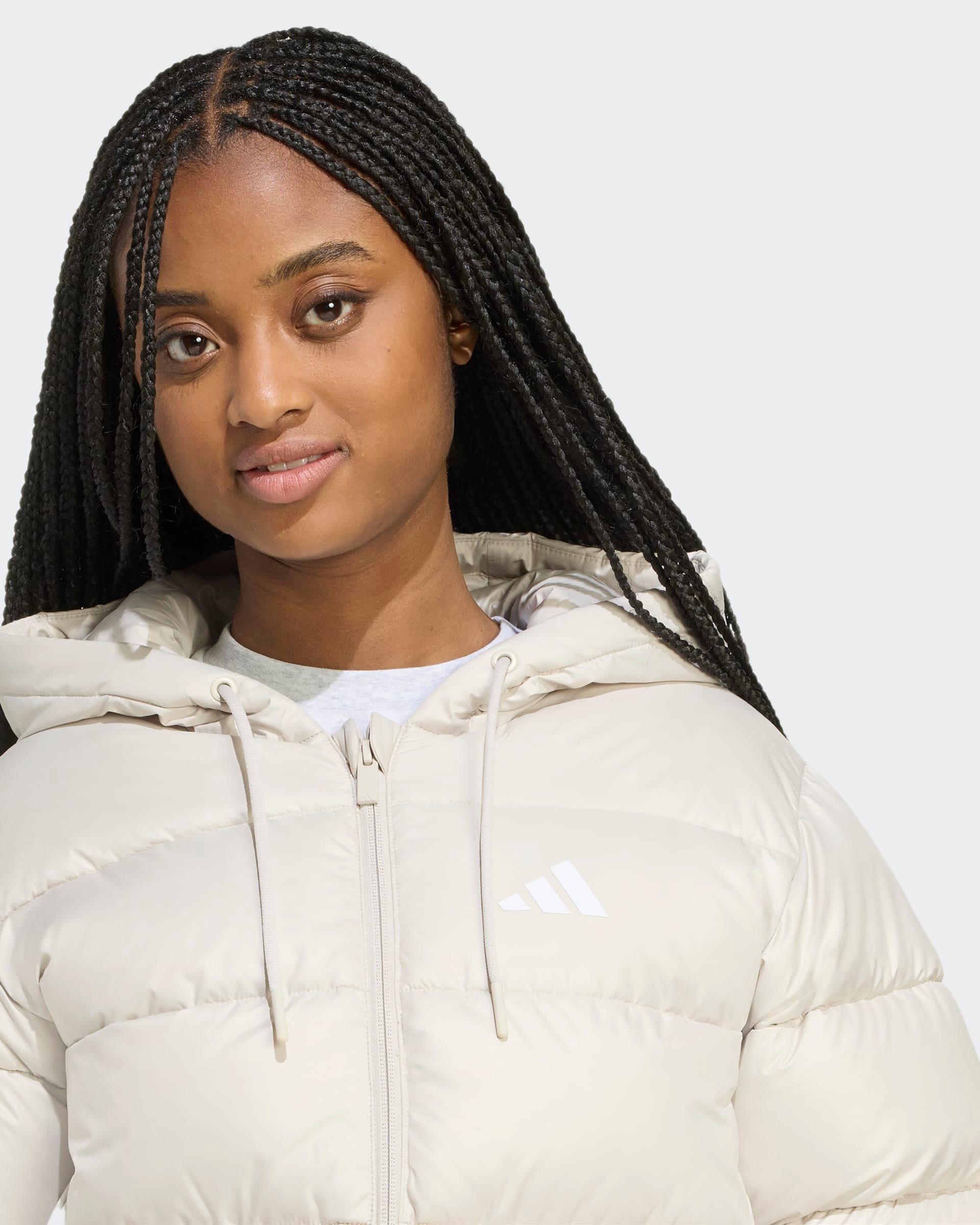 Adidas Blusão Climawarm Essentials Bege Adidas