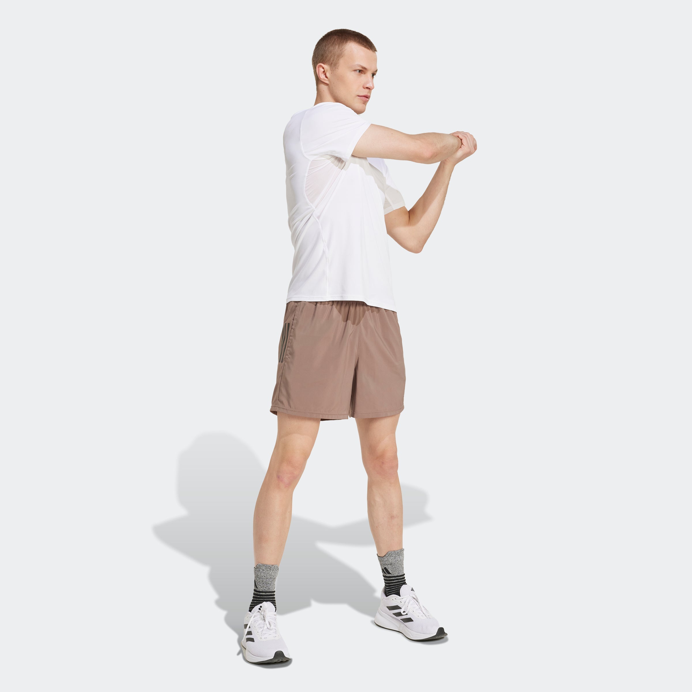 Adidas Calções Corrida Own The Run Castanho Adidas