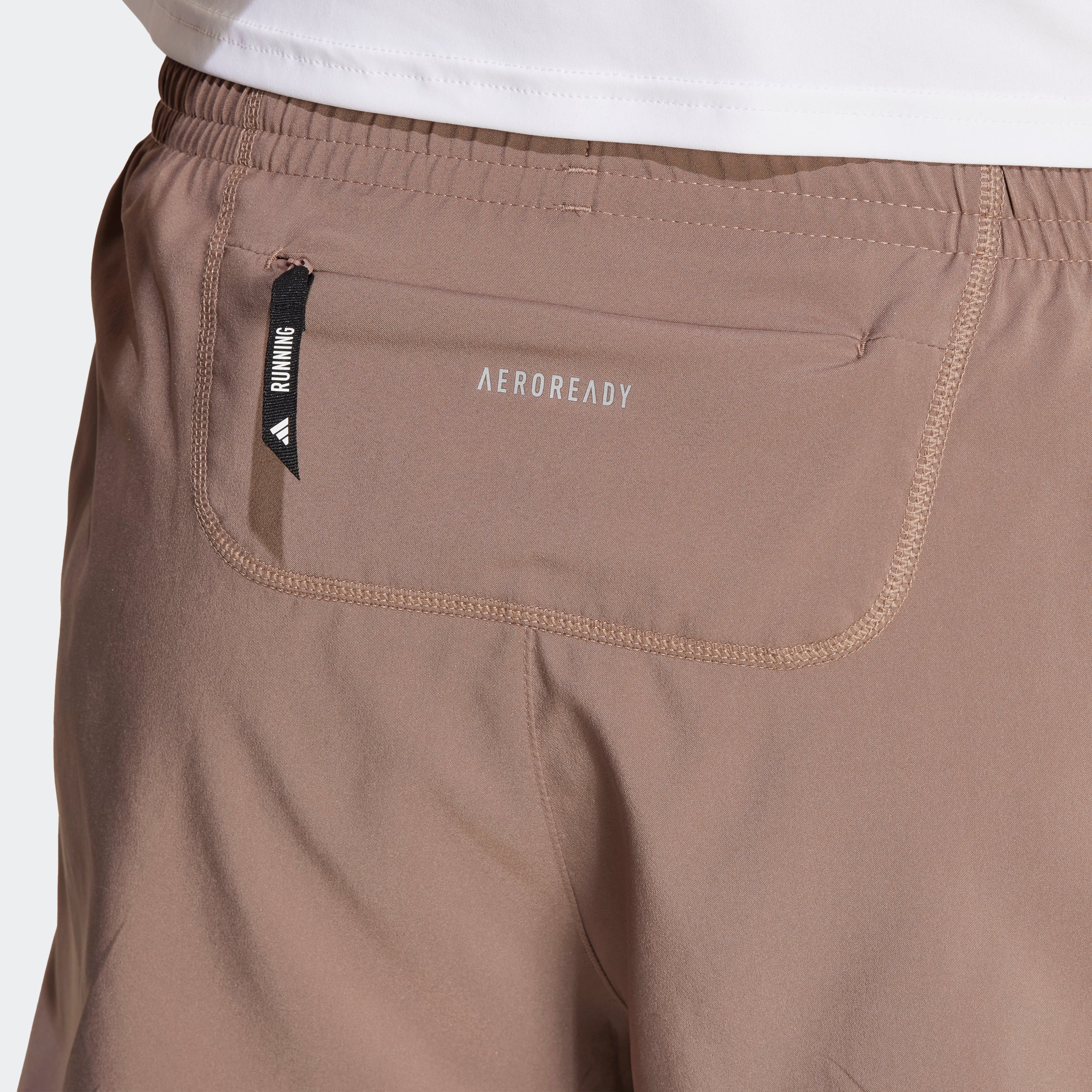 Adidas Calções Corrida Own The Run Castanho Adidas