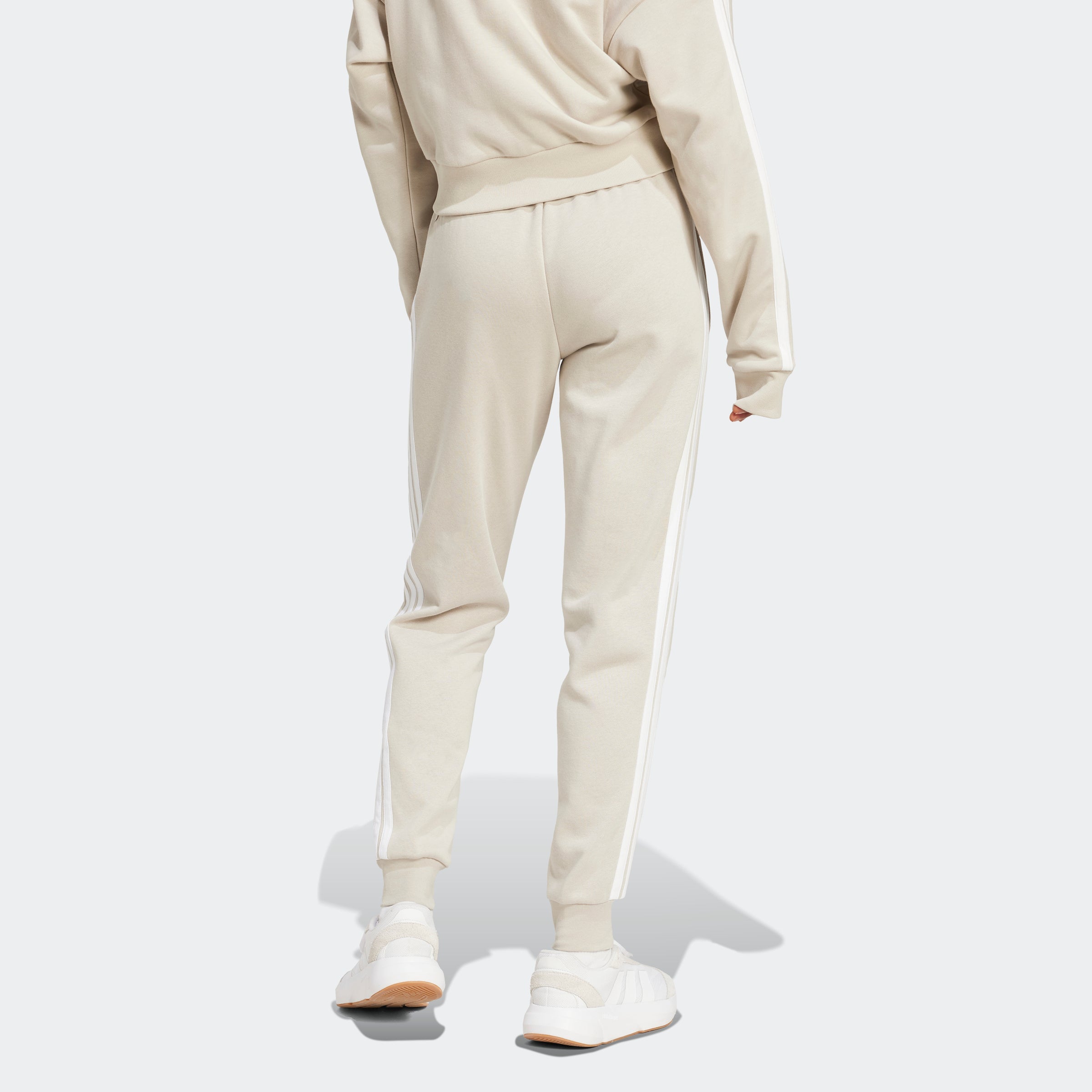 Adidas Calças Cardadas 3S Bege Adidas